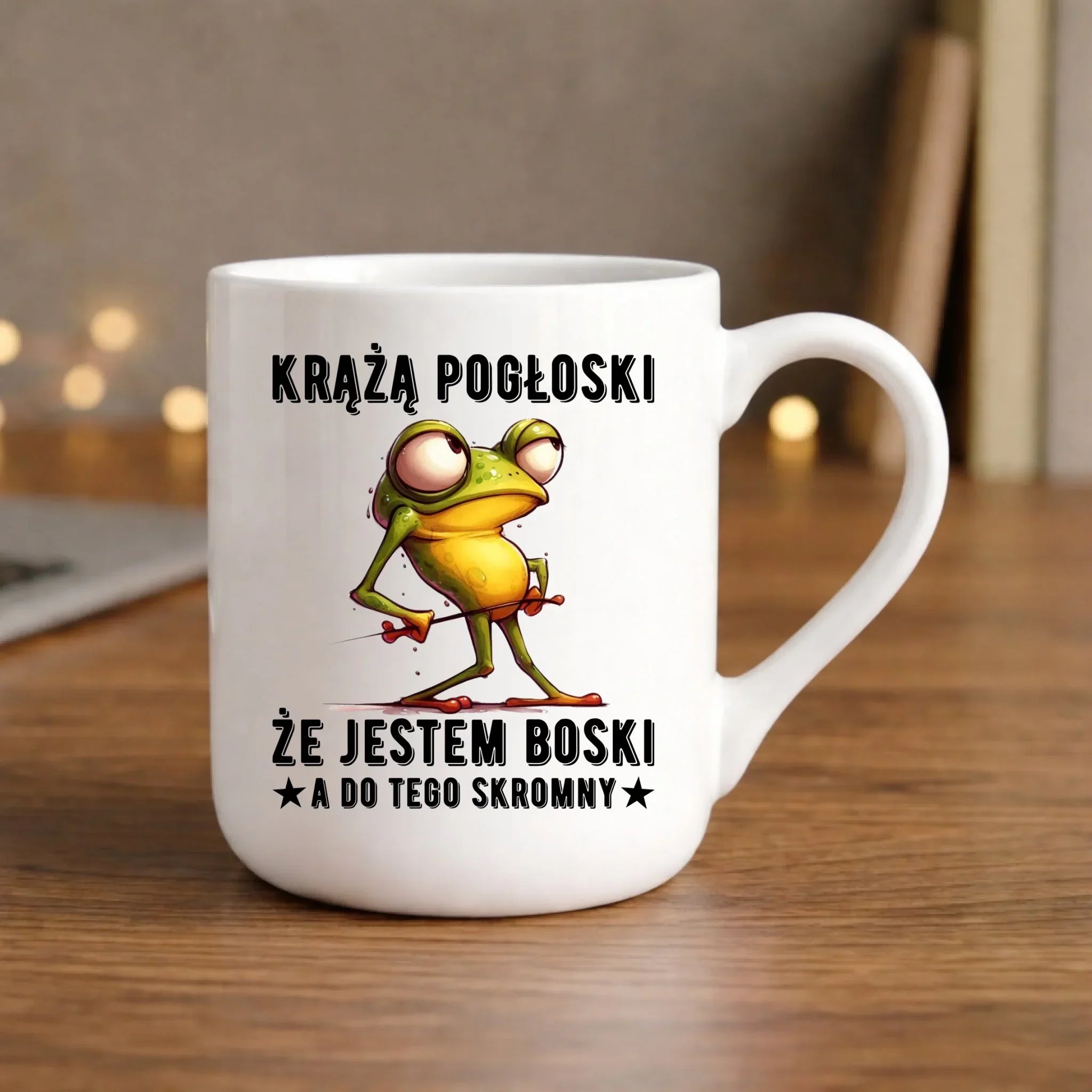 Kubek elegant - prezent dla chłopaka - Jestem boski DCH15 - StoryCups.pl