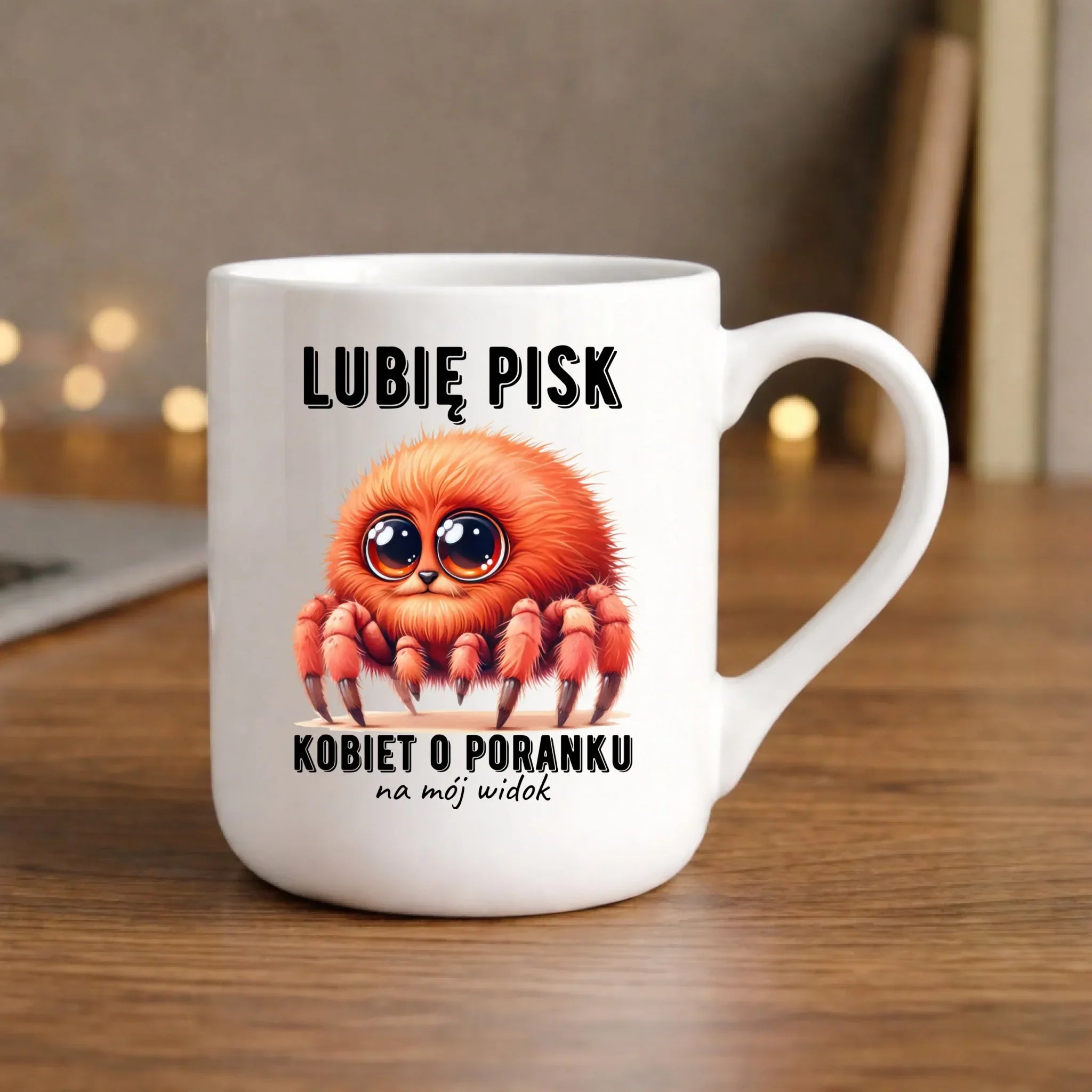 Kubek elegant - prezent dla chłopaka - Lubię pisk kobiet DCH14 - StoryCups.pl