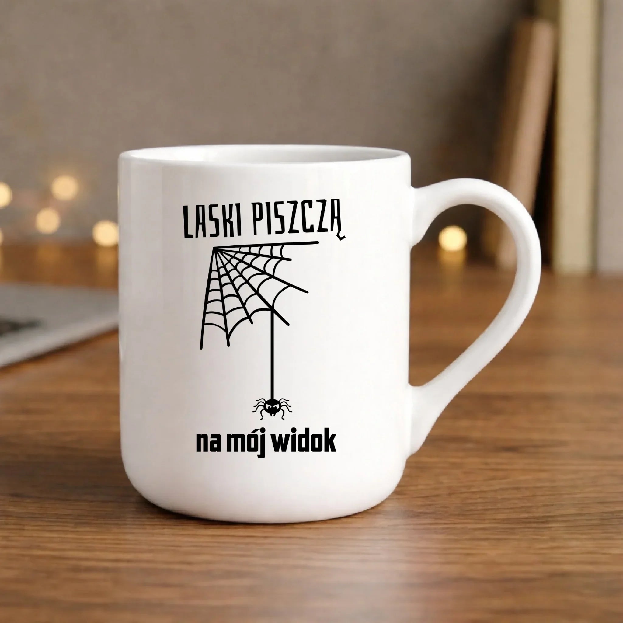 Kubek elegant - prezent dla chłopaka - Laski piszczą na mój widok DCH13 - StoryCups.pl