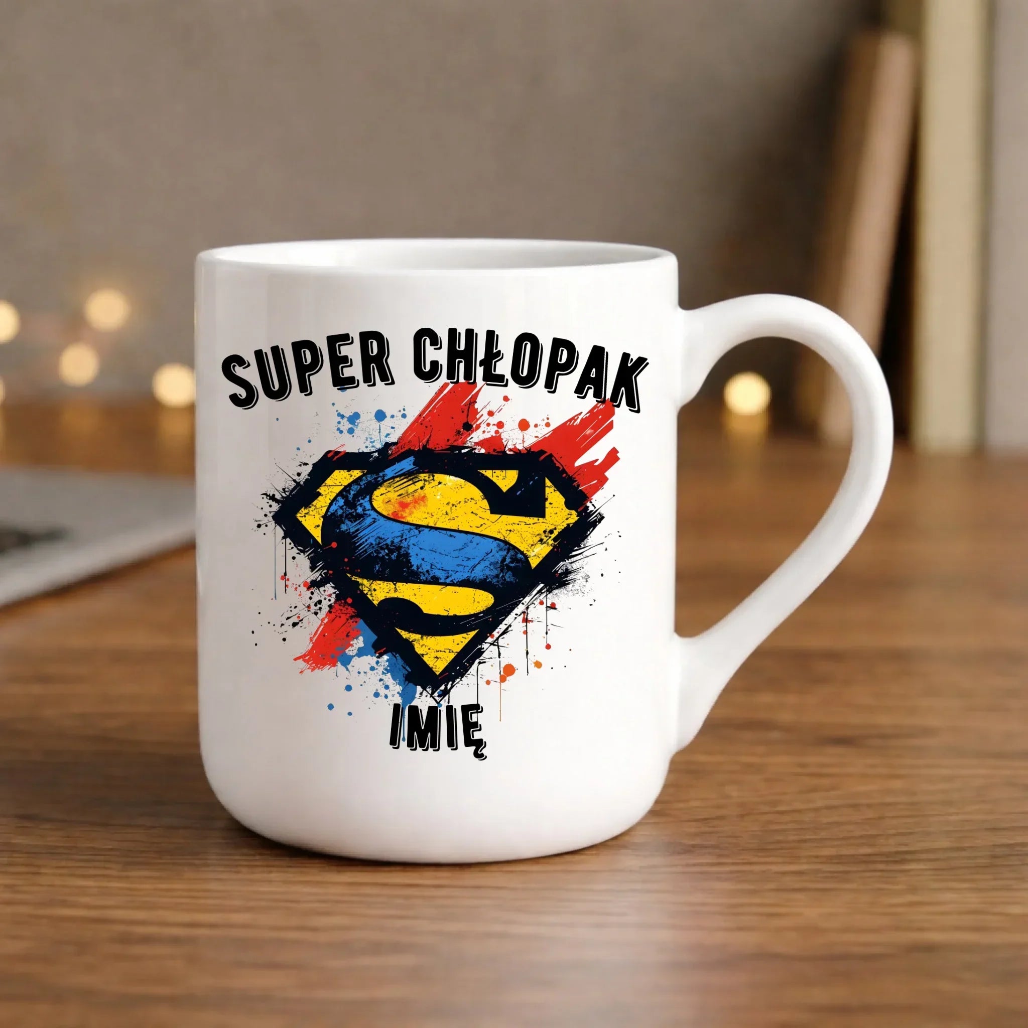 Kubek elegant - prezent na Dzień Chłopaka - Super Chłopak - personalizowany DCH18 - StoryCups.pl