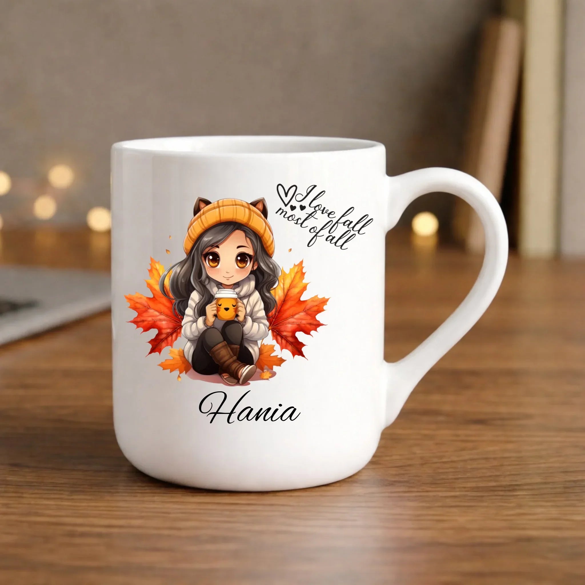 Kubek elegant jesieniara - Anime - personalizowany JS06 - StoryCups.pl