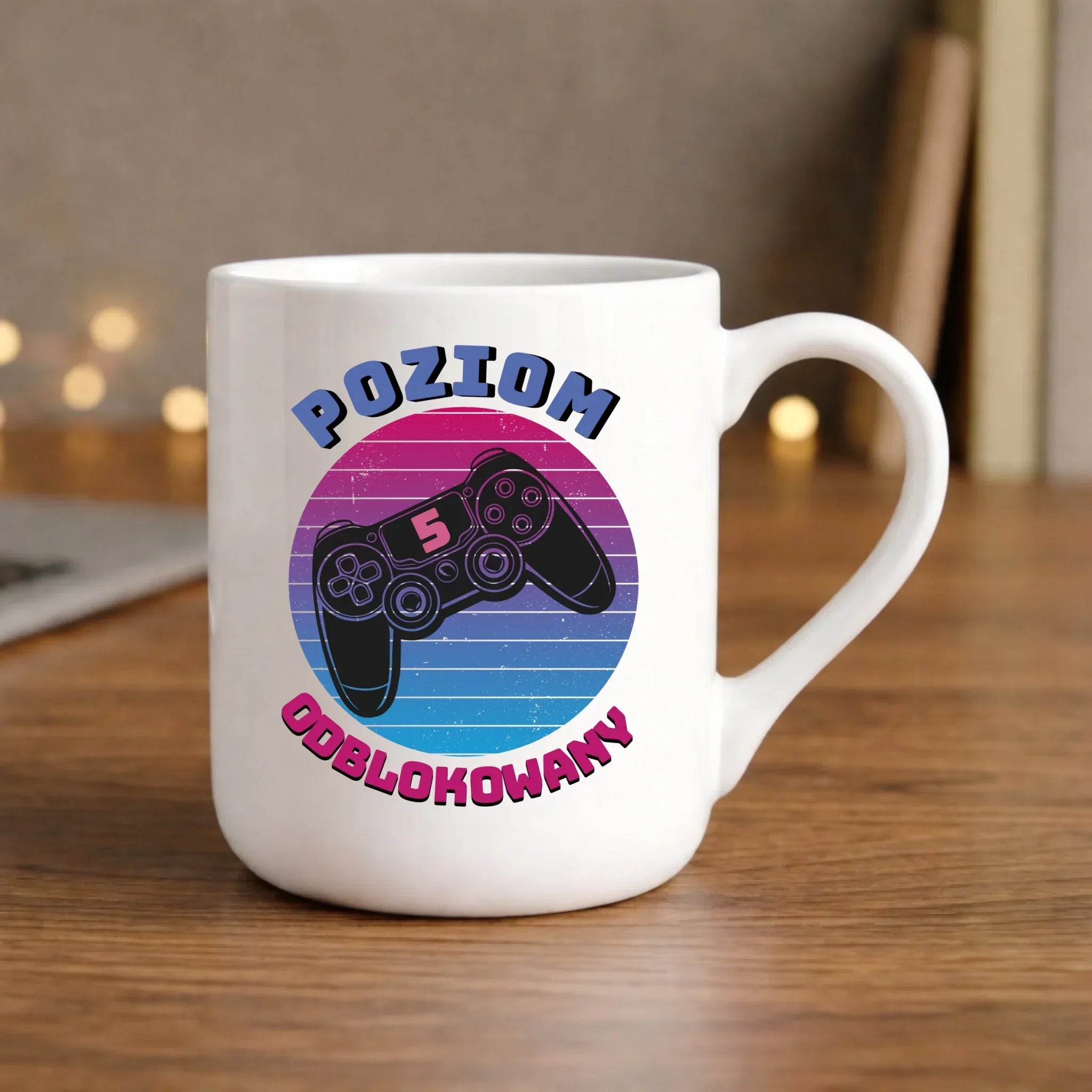 Kubek elegant dla dziewczynki powrót do szkoły Poziom odblokowany SZ02 - StoryCups.pl
