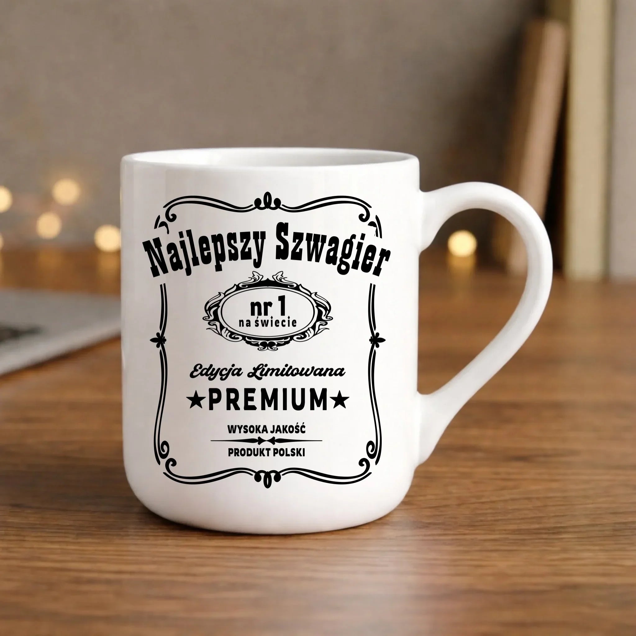 Kubek elegant dla szwagra - Najlepszy Szwagier Edycja Limitowana DSZ02 - StoryCups.pl