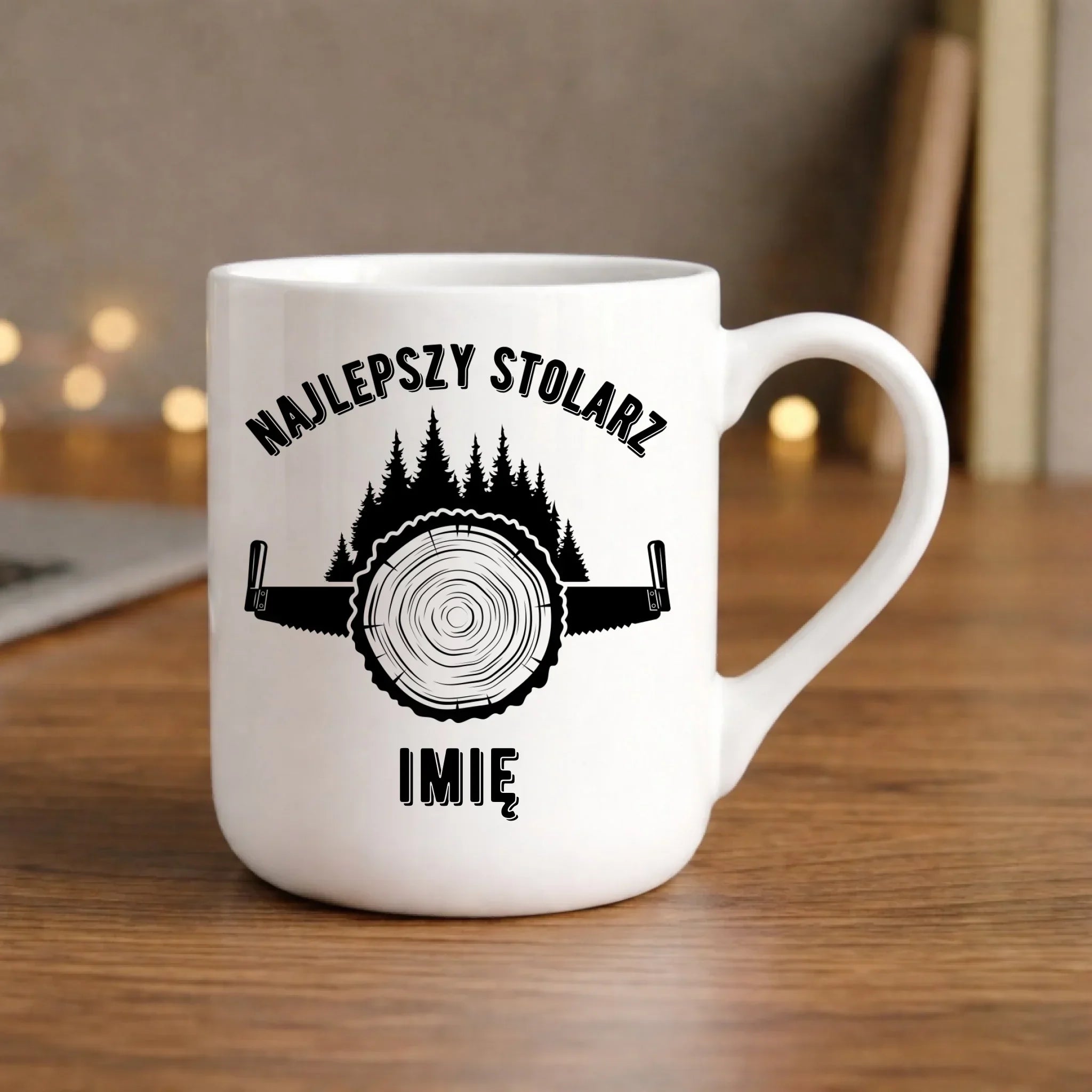 Kubek elegant dla stolarza - Najlepszy stolarz - personalizowany ZS01 - StoryCups.pl