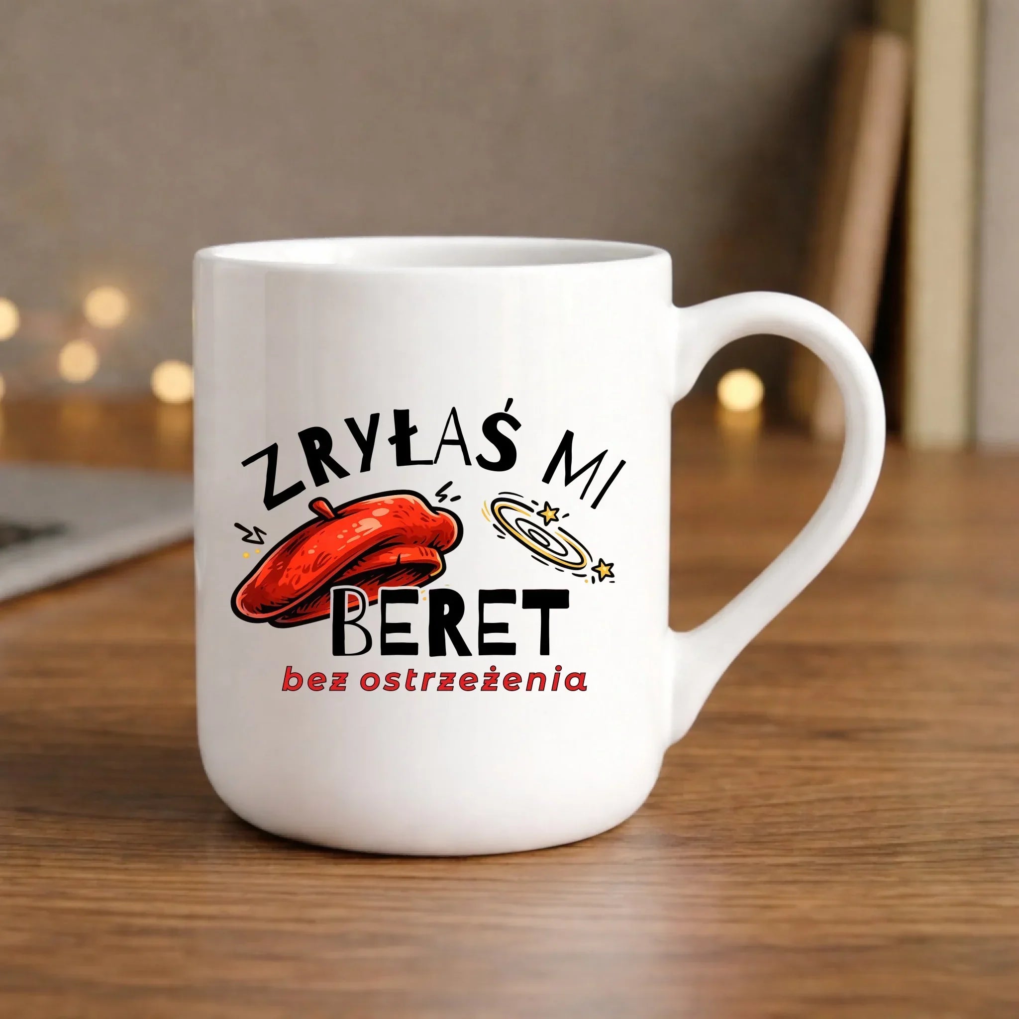 Kubek elegant - Zryłaś mi beret DZ34 - StoryCups.pl