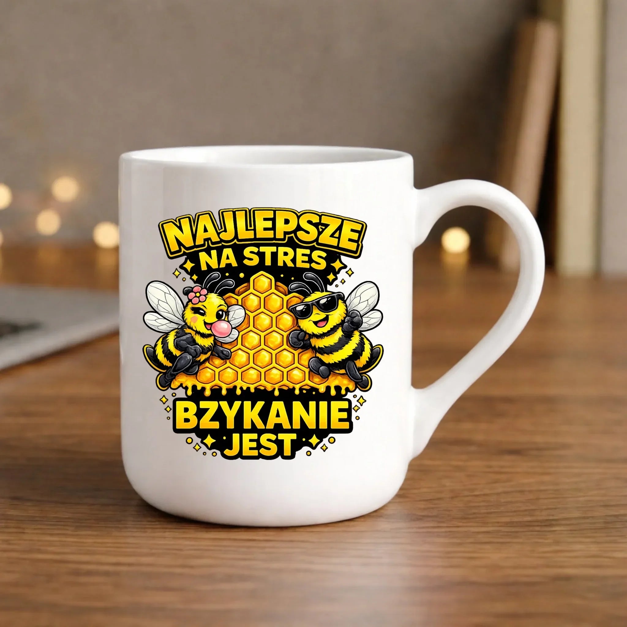 Kubek elegant dla par - Najlepsze na stres bzykanie jest W79 - StoryCups.pl