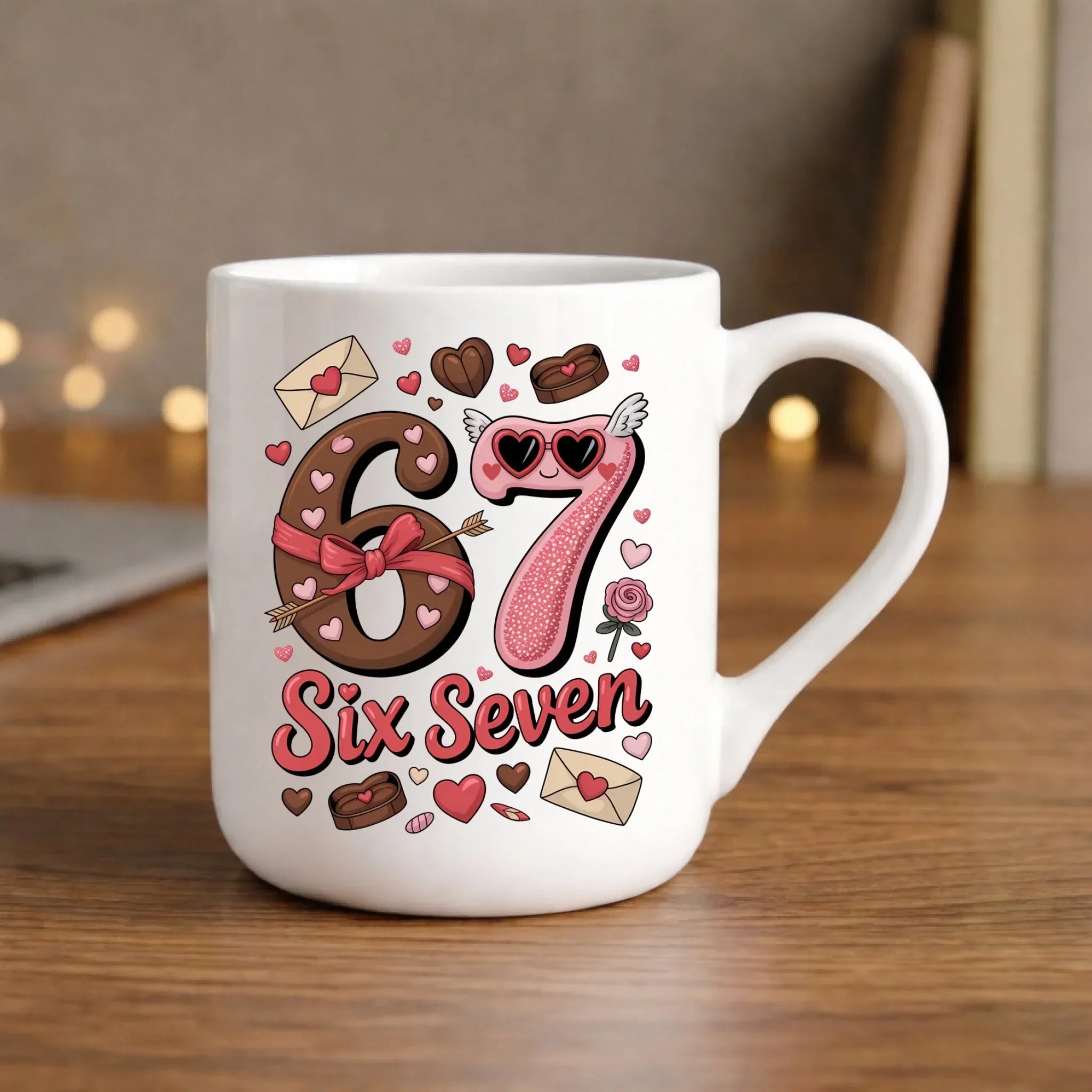 Kubek elegant - Miłość Six Seven 67 W72 - StoryCups.pl