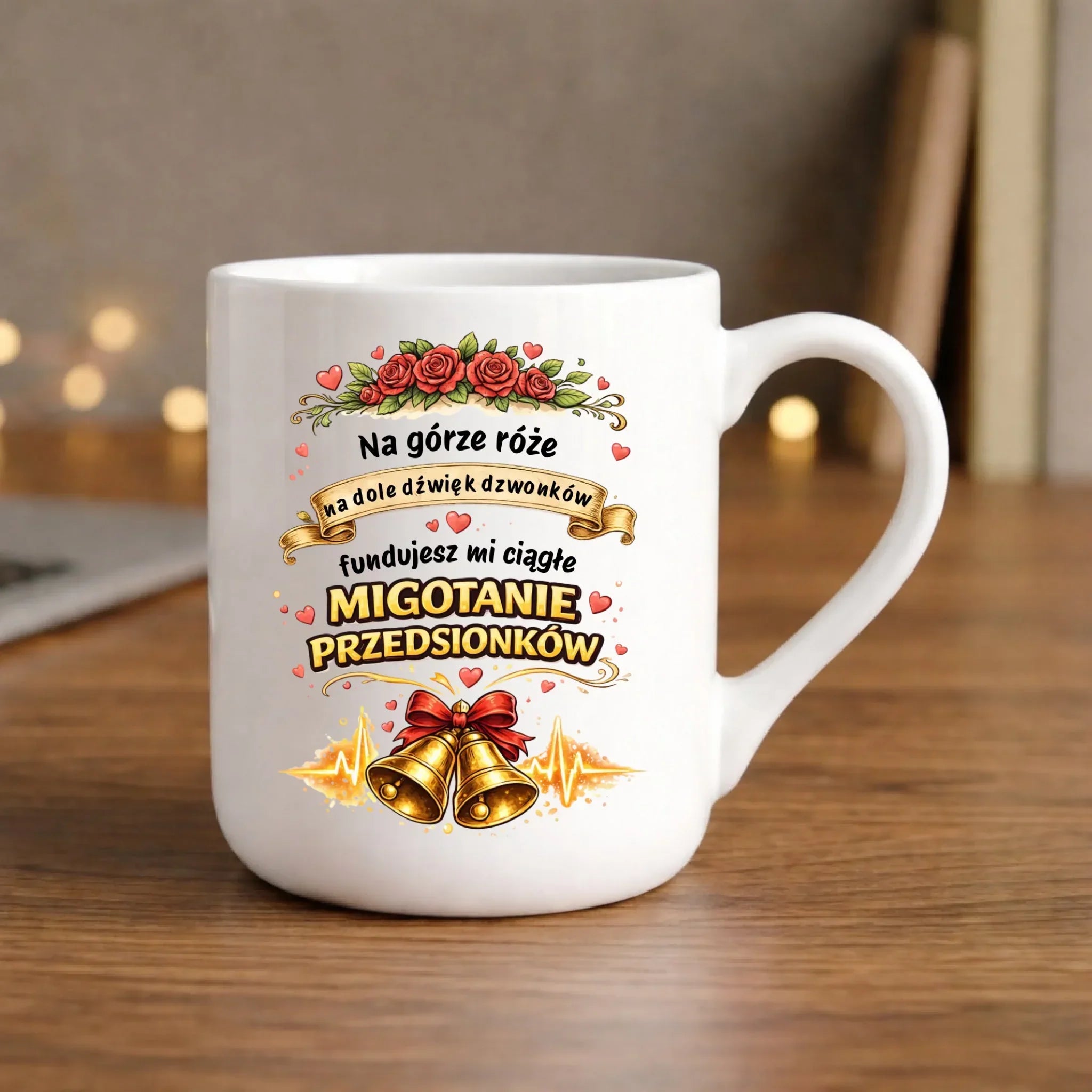 Kubek elegant dla par - Fundujesz mi ciągłe migotanie przedsionków W71 - StoryCups.pl
