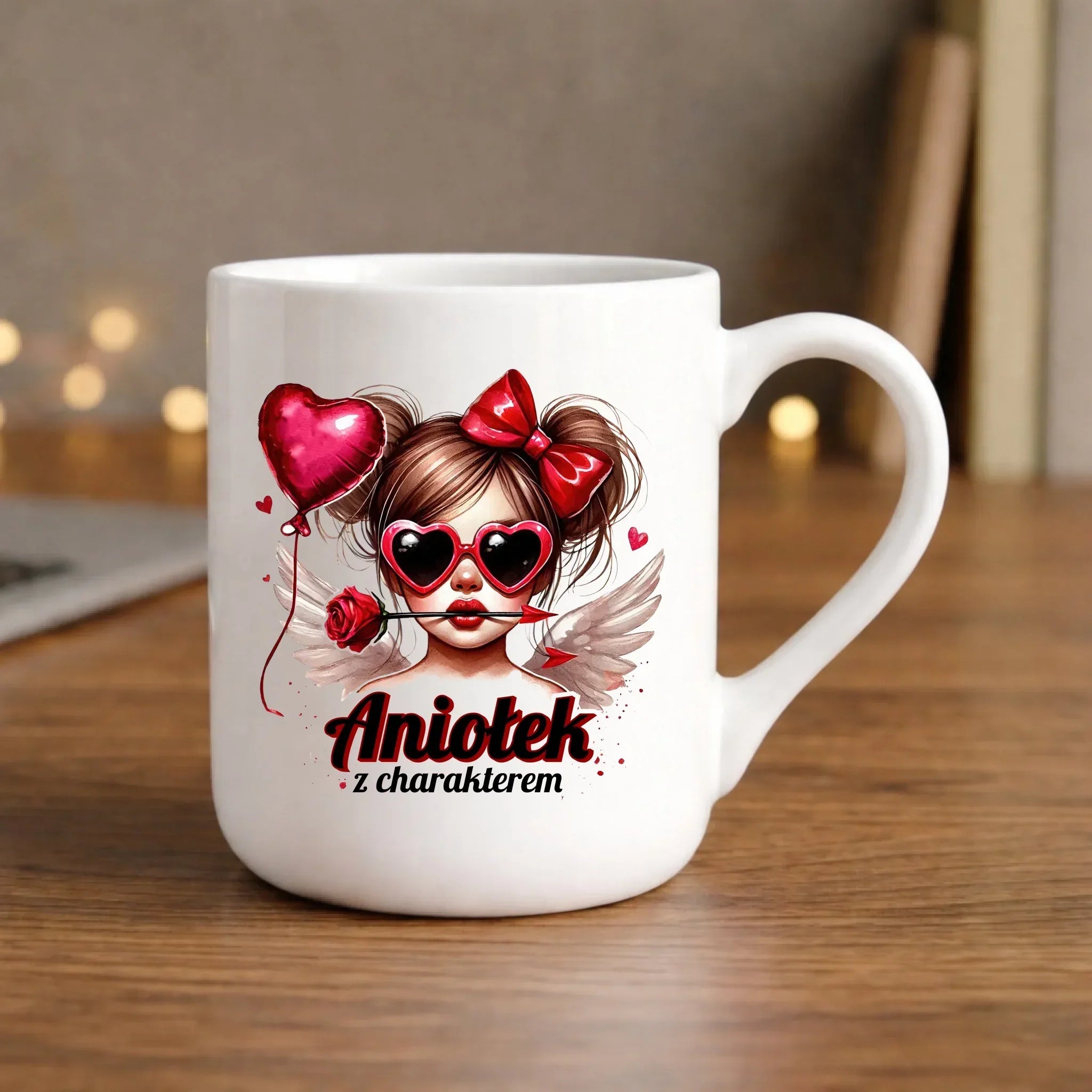 Kubek elegant - Aniołek z charakterem W58 - StoryCups.pl