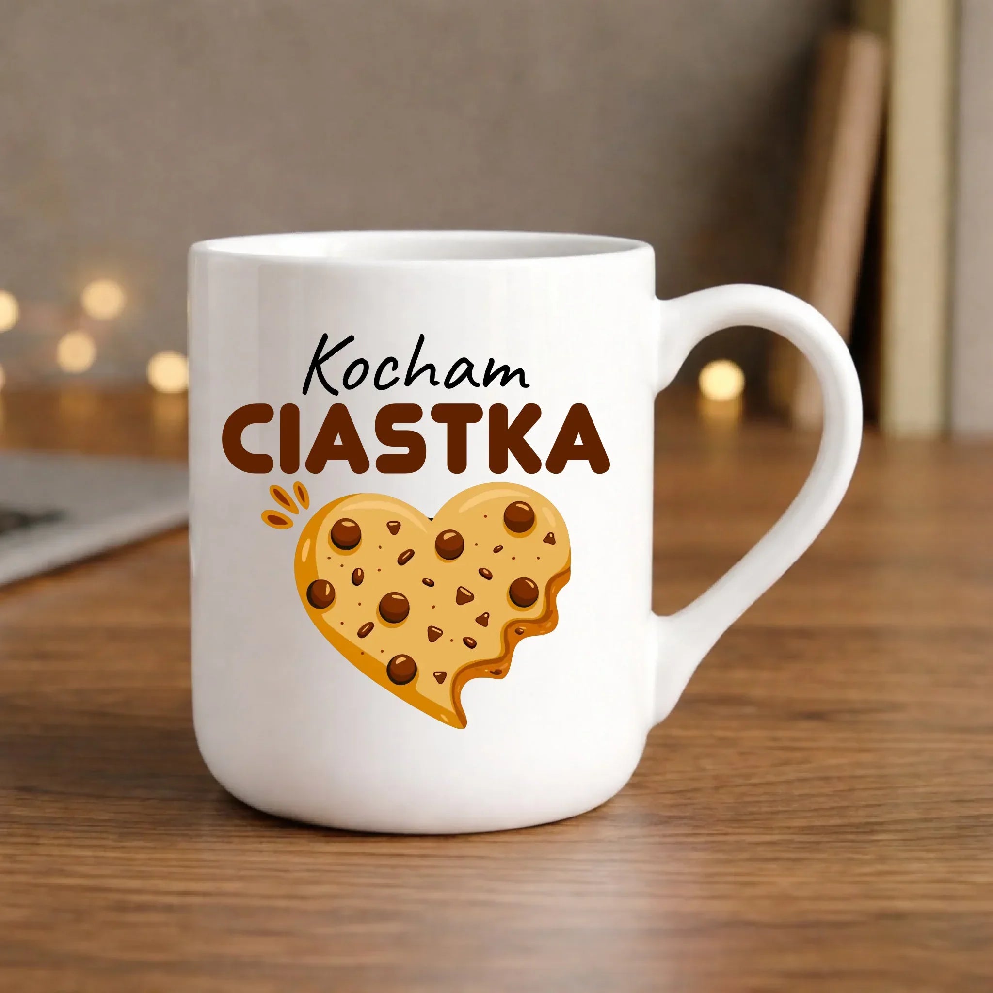 Kubek elegant dla niej - Kocham Ciastka W53 - StoryCups.pl