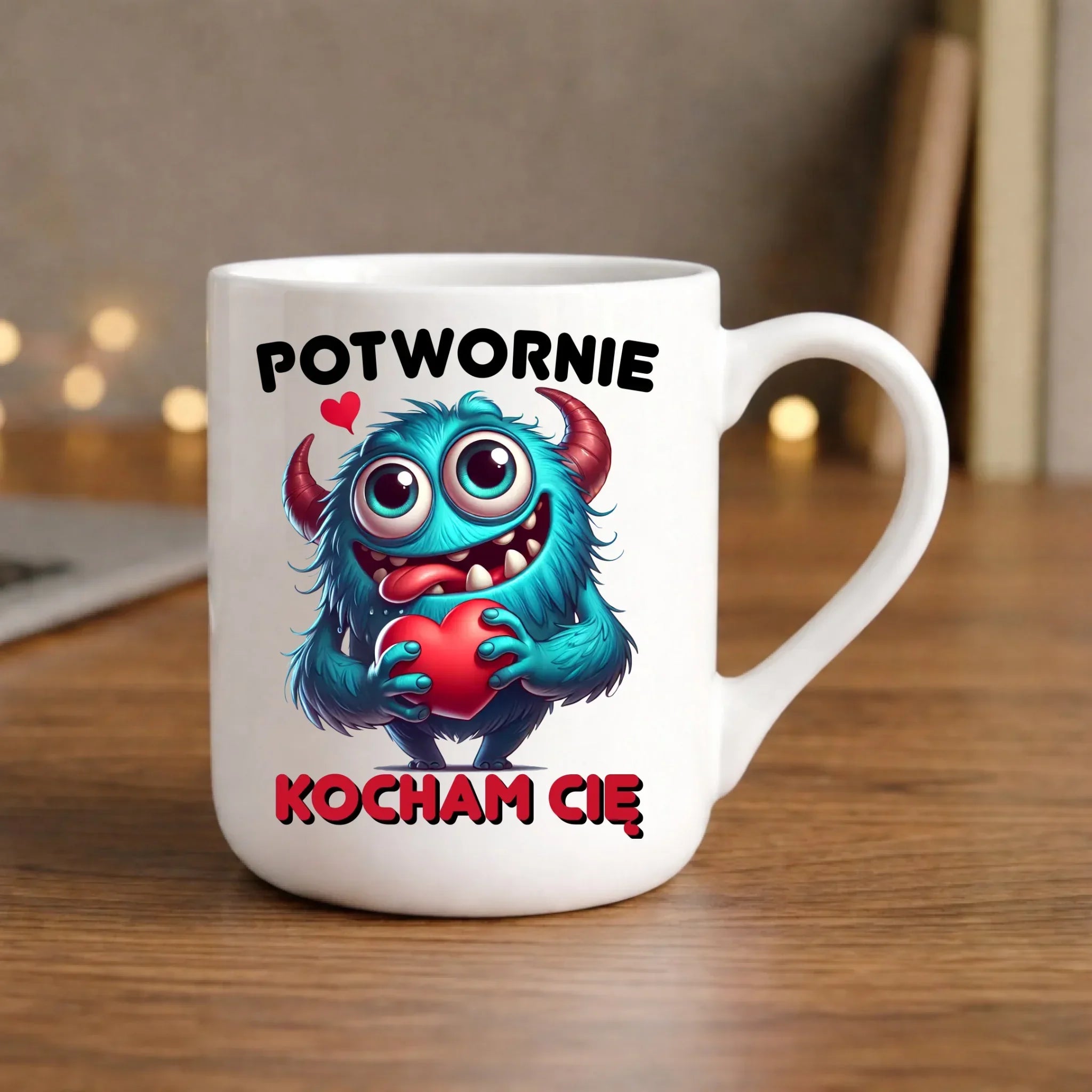 Kubek elegant dla par - Potwornie Kocham Cię W45 - StoryCups.pl