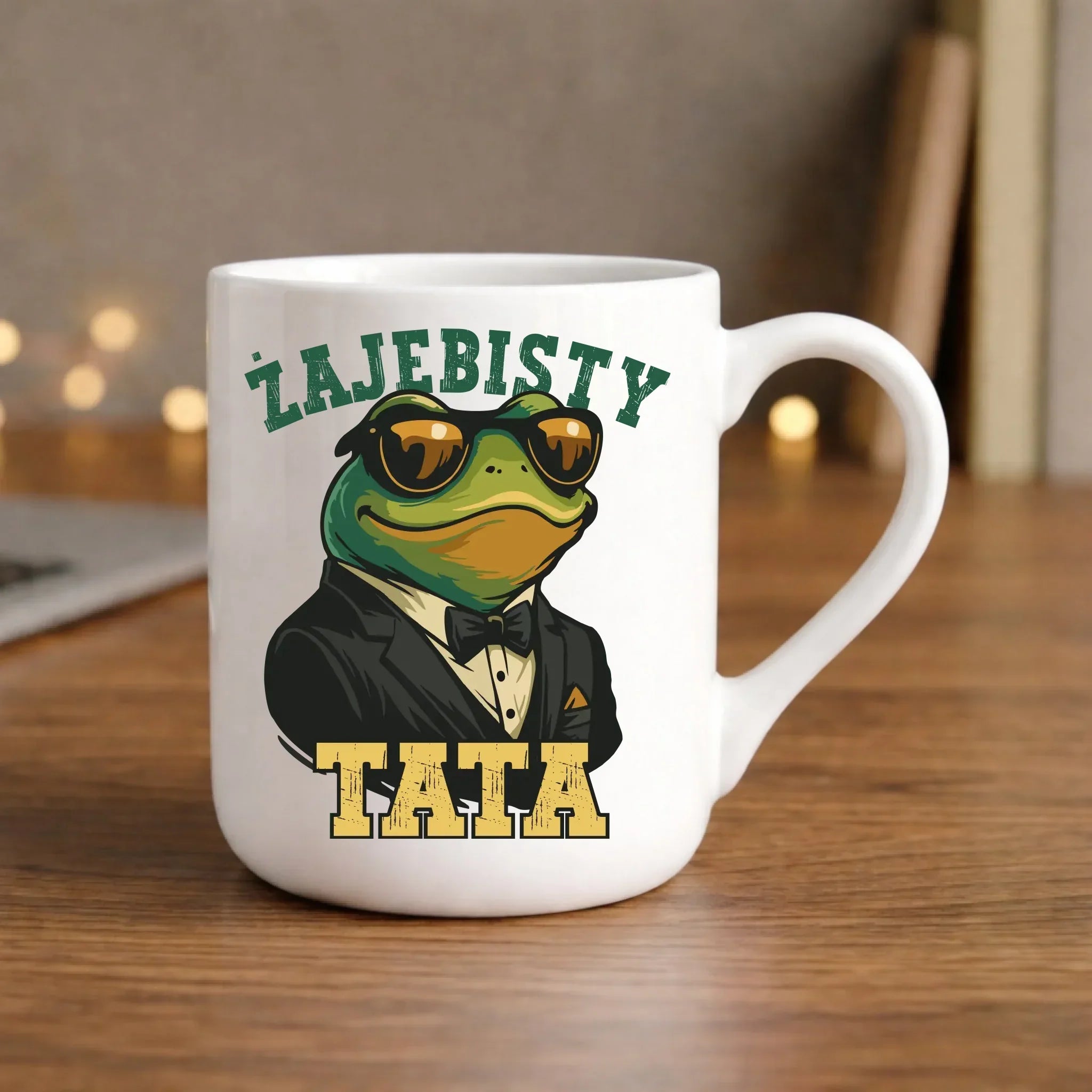 Kubek elegant dla taty - Żajebisty tata DT83 - StoryCups.pl