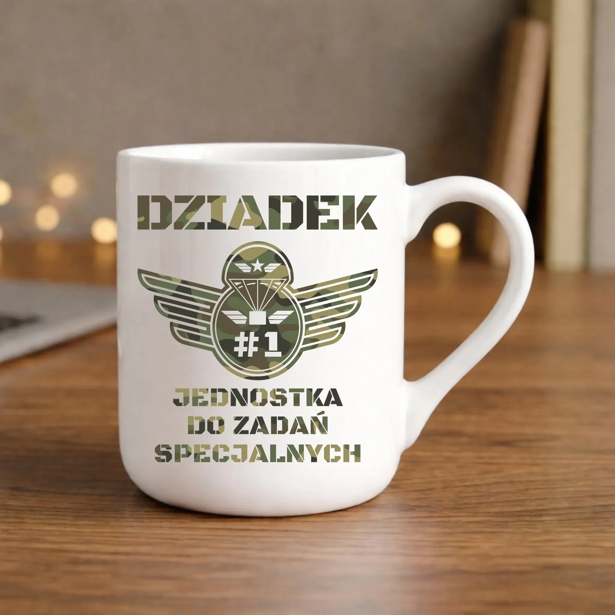 Kubek elegant dla dziadka - Dziadek jednostka do zadań specjalnych D31 - StoryCups.pl