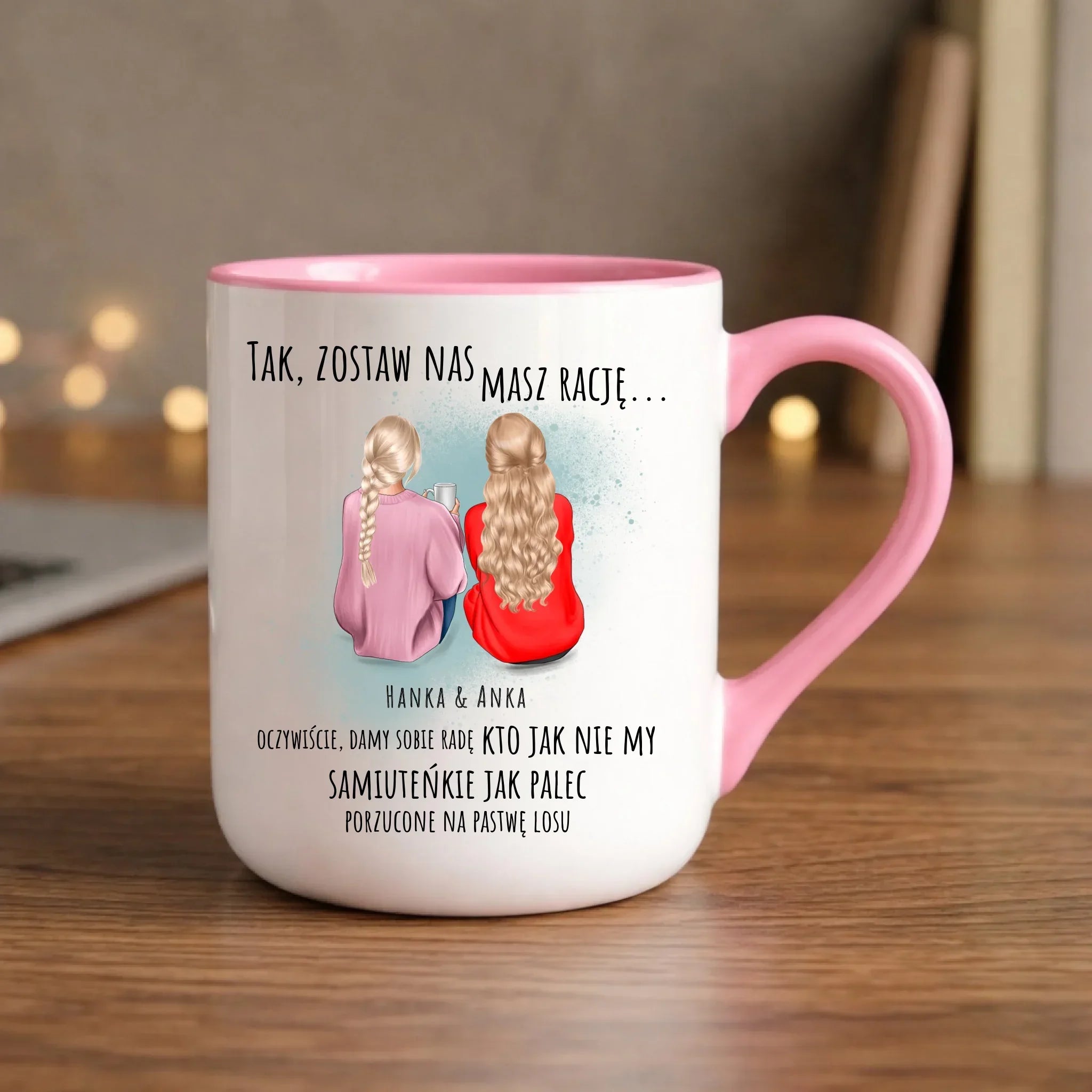 Kubek elegant na odejście z pracy - prezent od koleżanek - 2-5 osób personalizowany OP16 - StoryCups.pl