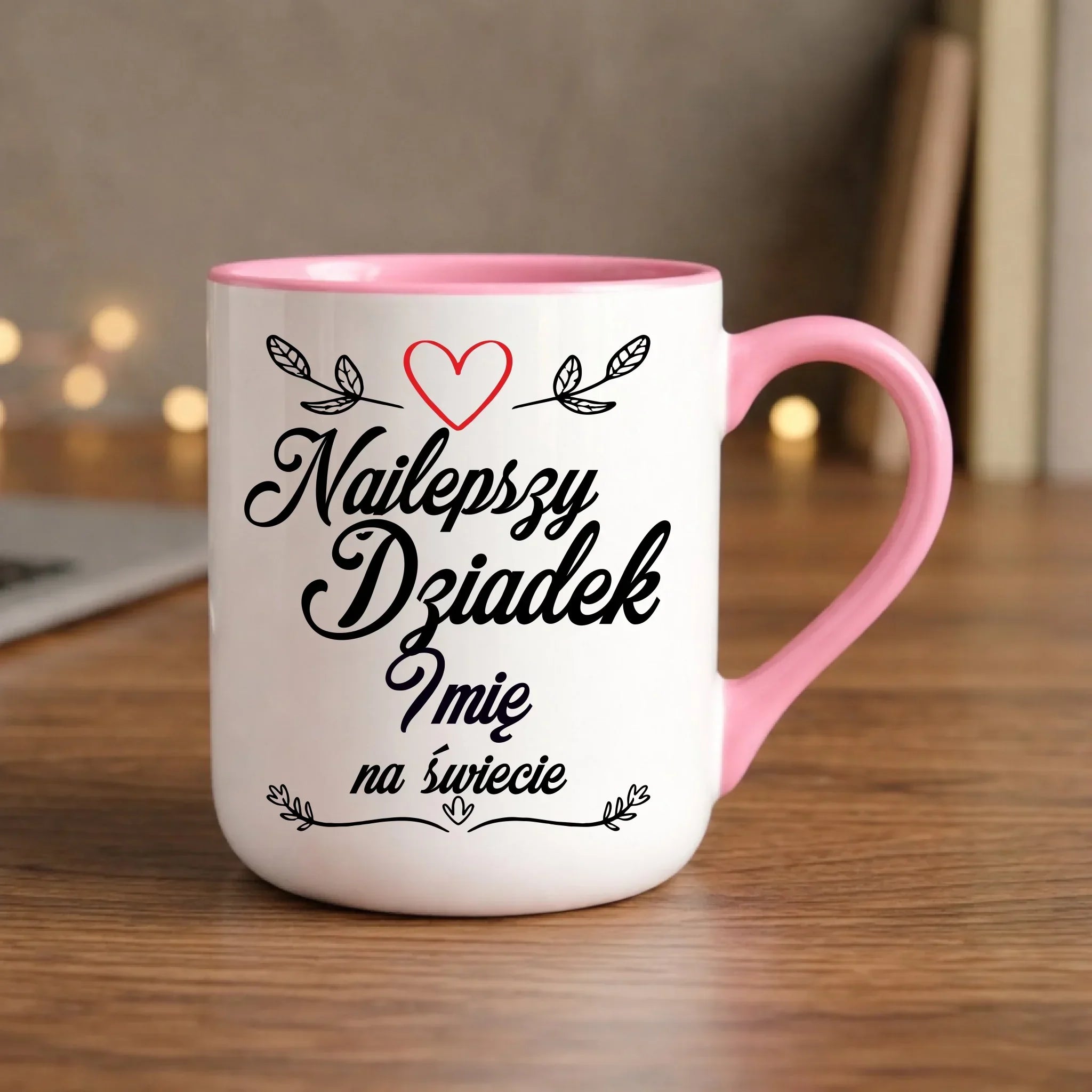 Kubek elegant dla dziadka - Najlepszy dziadek na Świecie - personalizowany D12 - StoryCups.pl