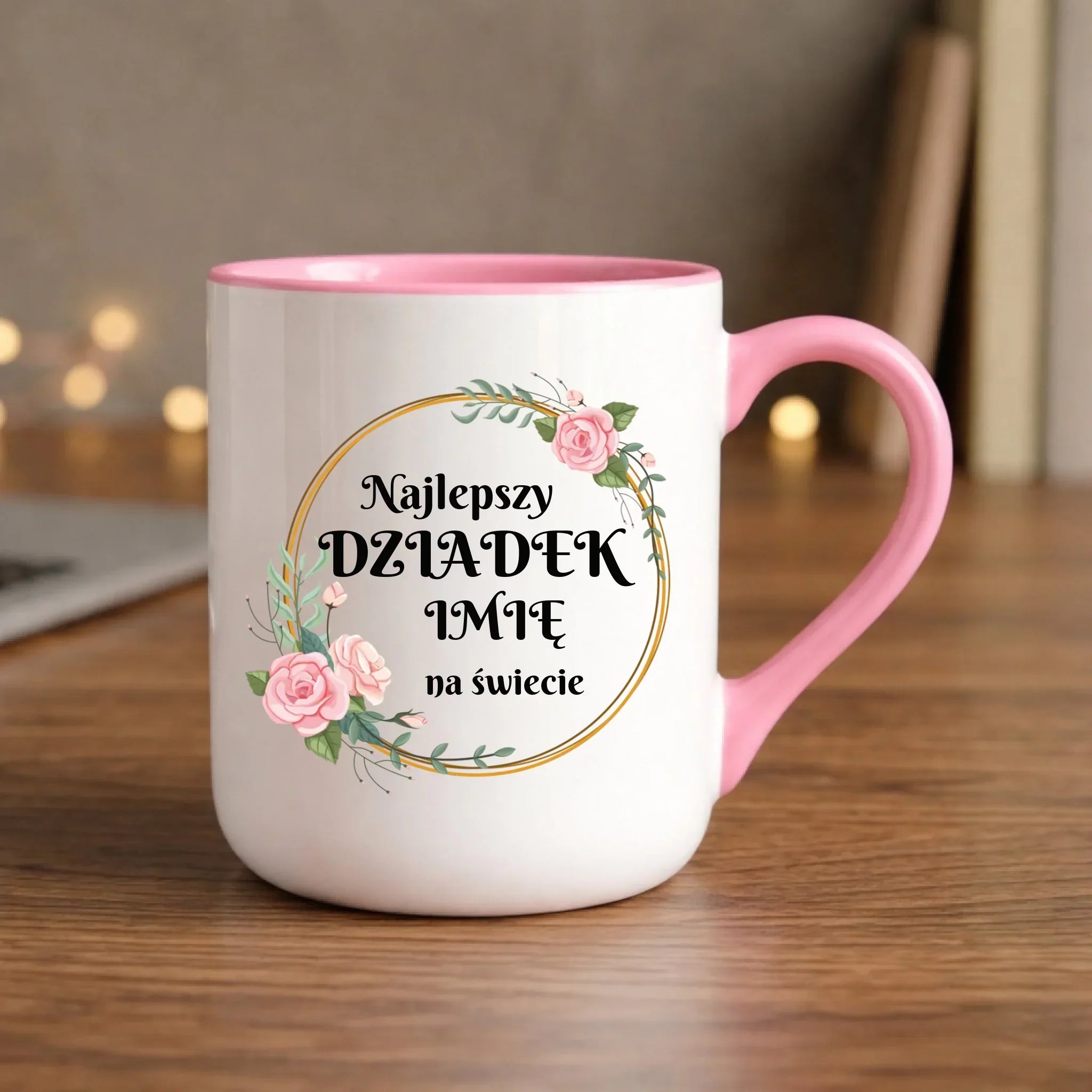 Kubek elegant dla dziadka - Najlepszy dziadek na Świecie - personalizowany D04 - StoryCups.pl