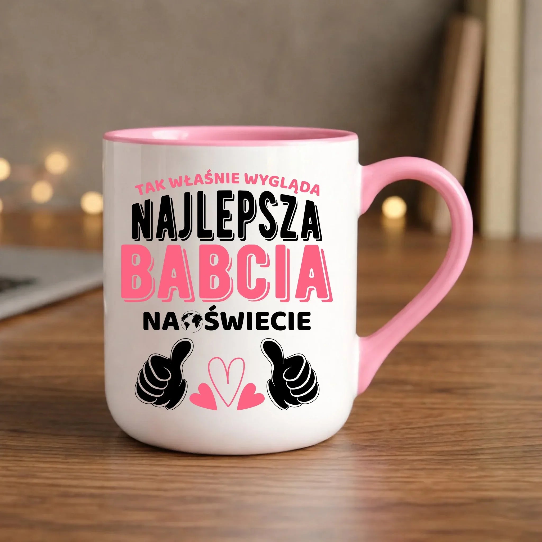 Kubek elegant dla babci - Tak wygląda najlepsza babcia na świecie B24 - StoryCups.pl