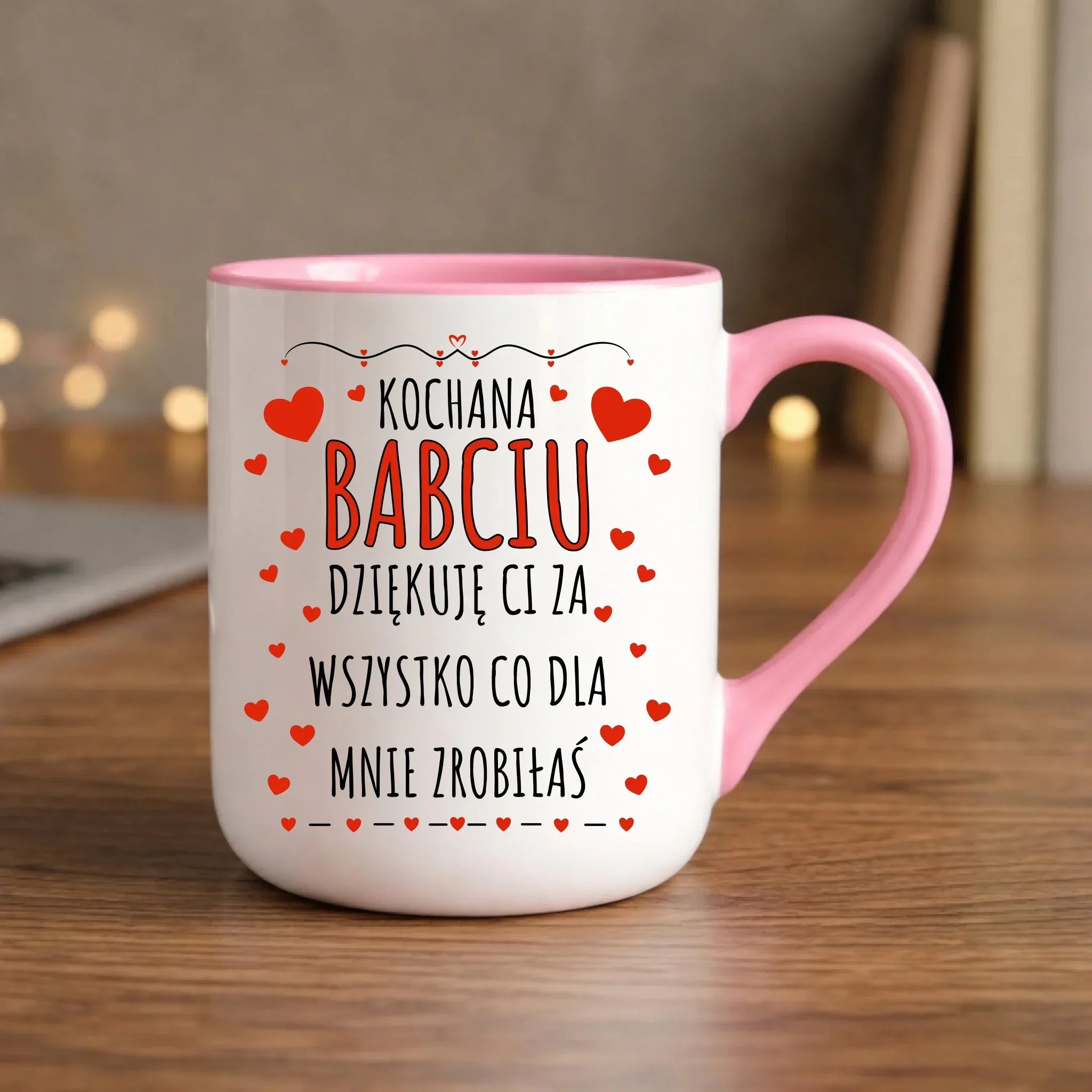 Kubek elegant dla babci - Kochana Babciu dziękuję Ci B21 - StoryCups.pl