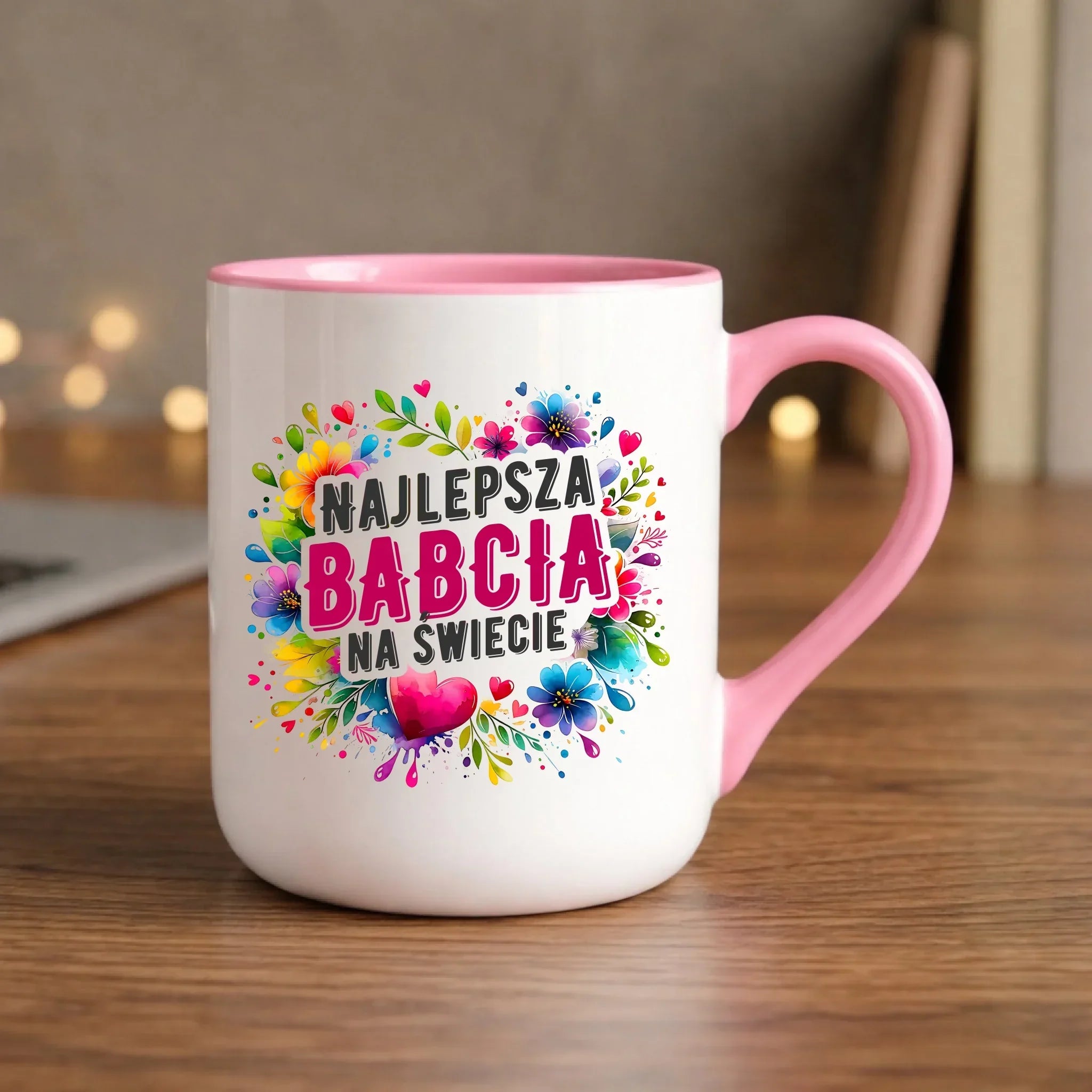 Kubek elegant dla babci - Najlepsza Babcia na świecie B07 - StoryCups.pl