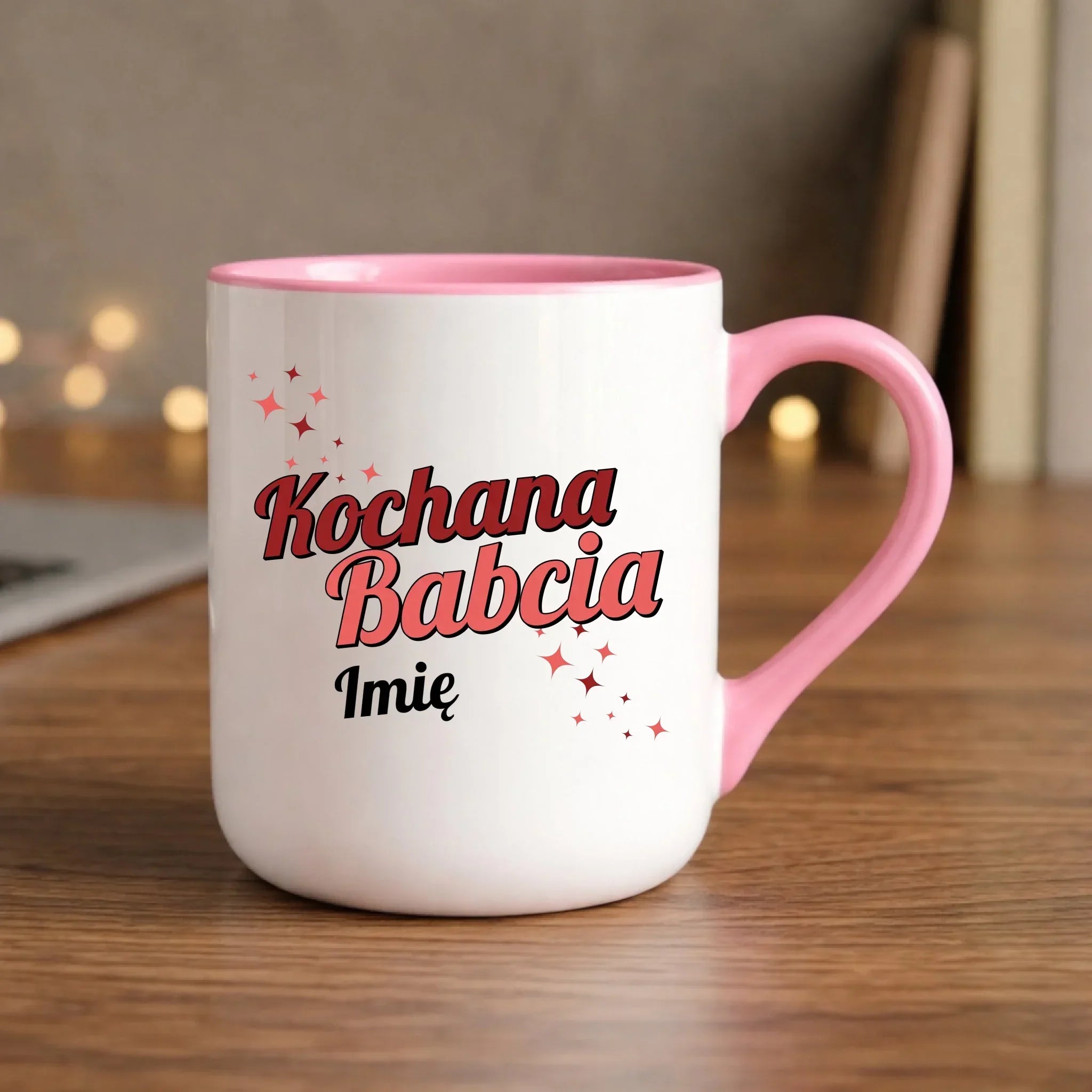 Kubek elegant dla babci - Kochana Babcia - personalizowany B05 - StoryCups.pl