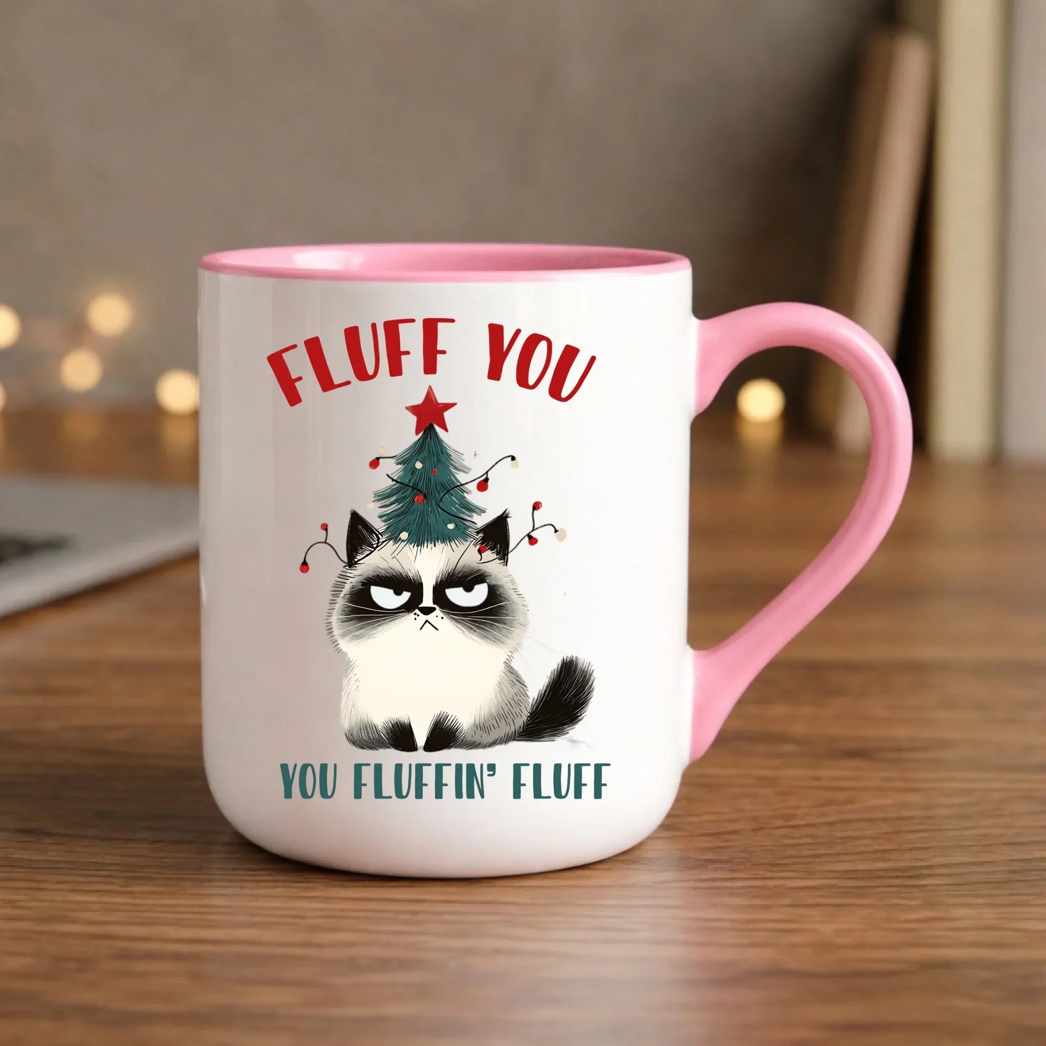 Kubek elegant świąteczny - Fluff You BN10 - StoryCups.pl