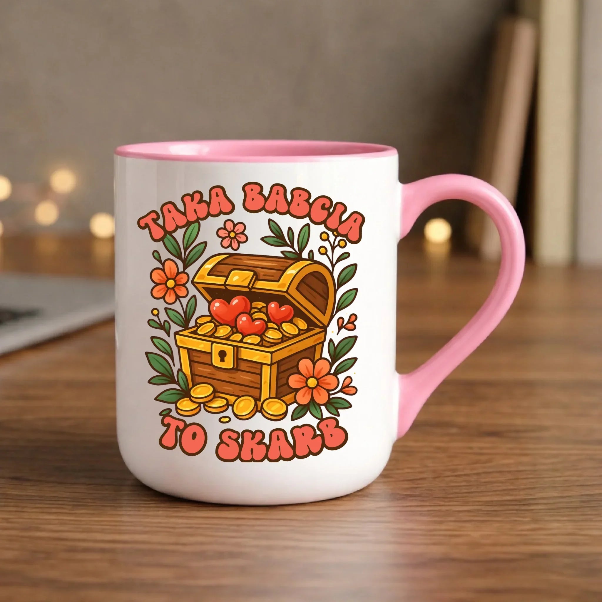 Kubek elegant dla babci - Taka Babcia to skarb B19 - StoryCups.pl