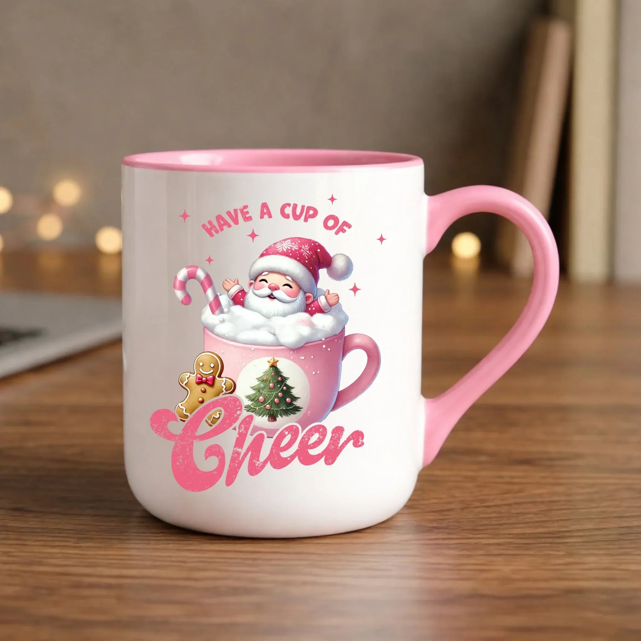 Kubek elegant świąteczny - Have a cup of cheer BN53 - StoryCups.pl