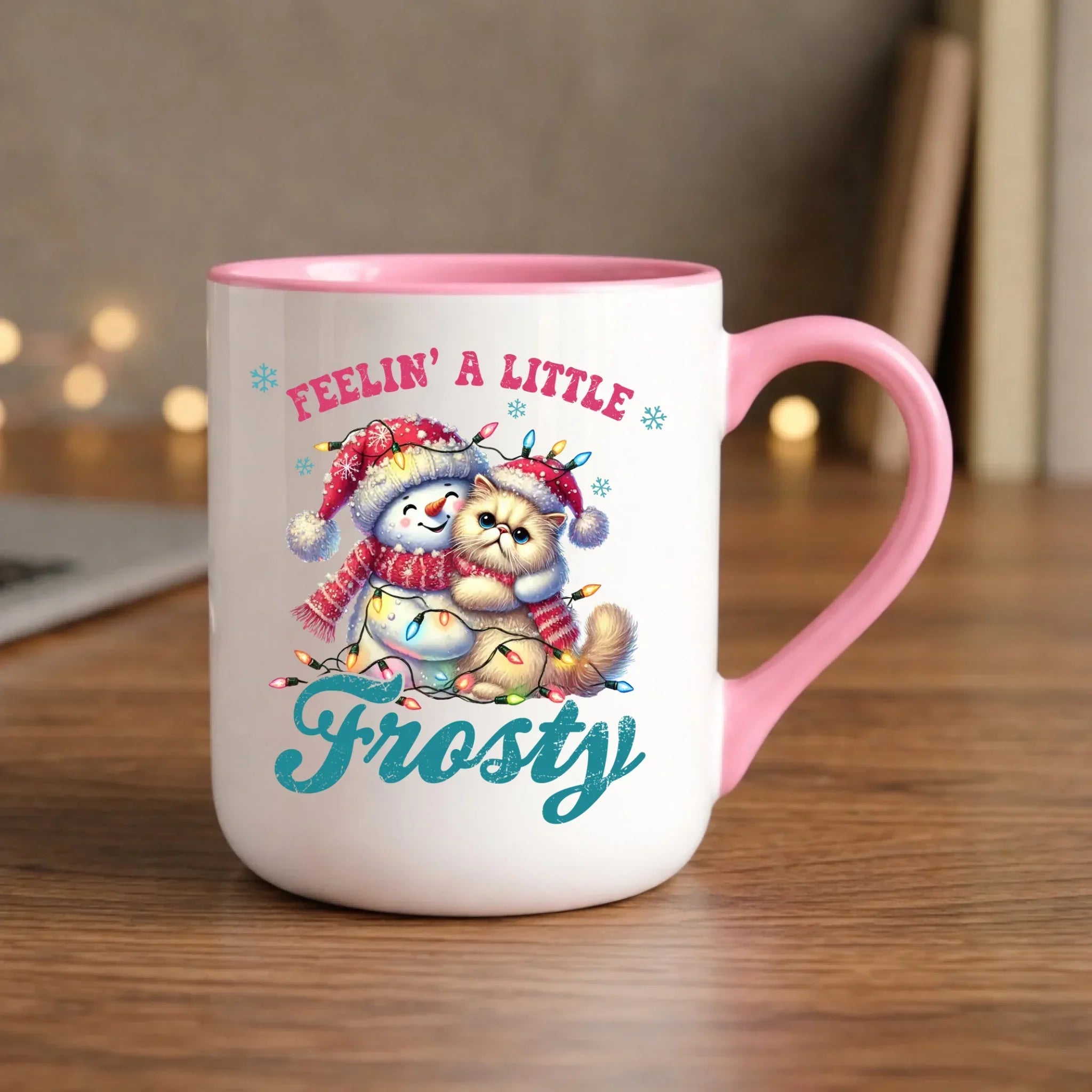 Kubek elegant świąteczny - Feelin' a little frosty BN52 - StoryCups.pl