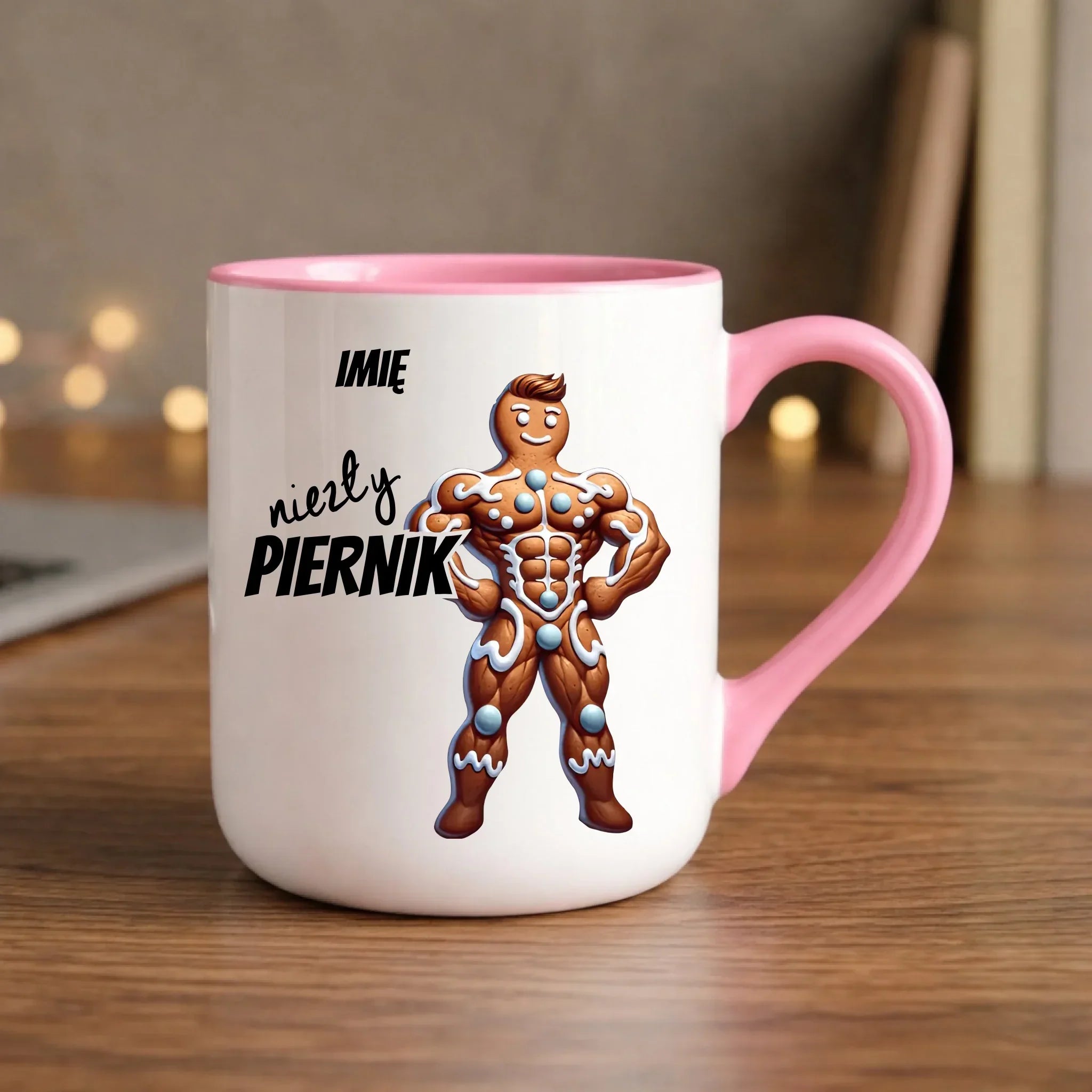 Kubek elegant świąteczny - Niezły piernik - personalizowany BN24 - StoryCups.pl