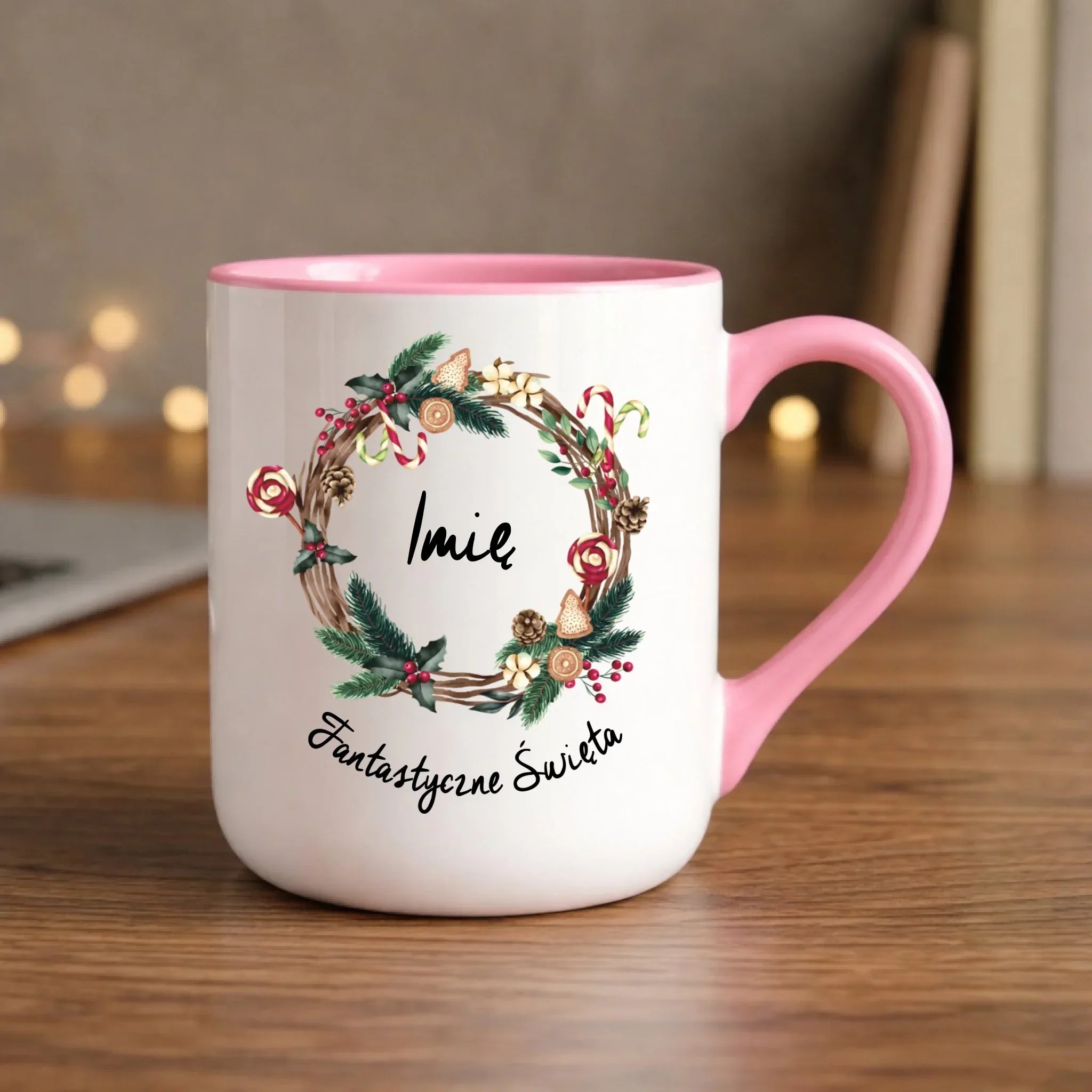 Kubek elegant świąteczny - Fantastyczne Święta - personalizowany BN14 - StoryCups.pl