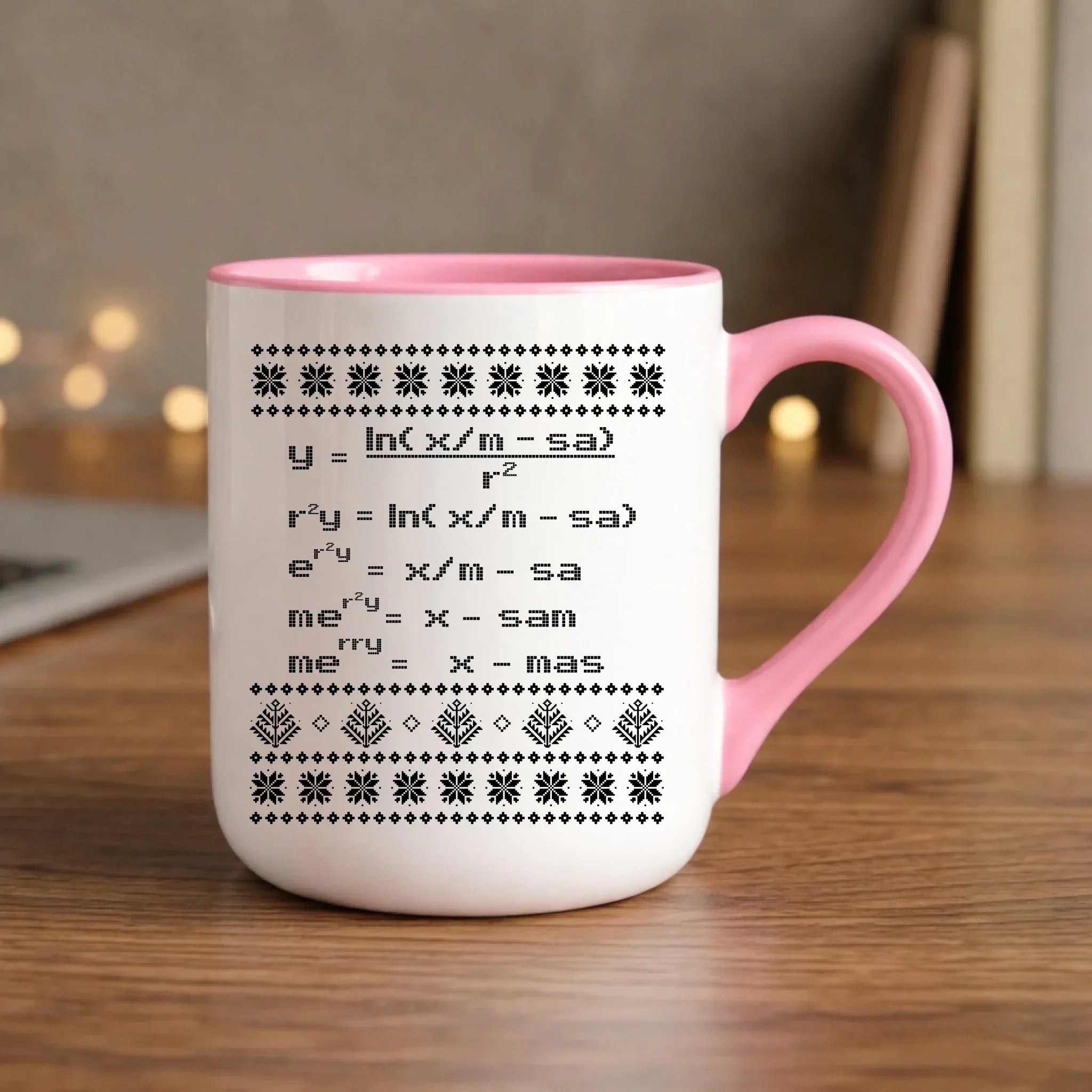 Kubek elegant świąteczny - Zadanie matematyczne BN108 - StoryCups.pl