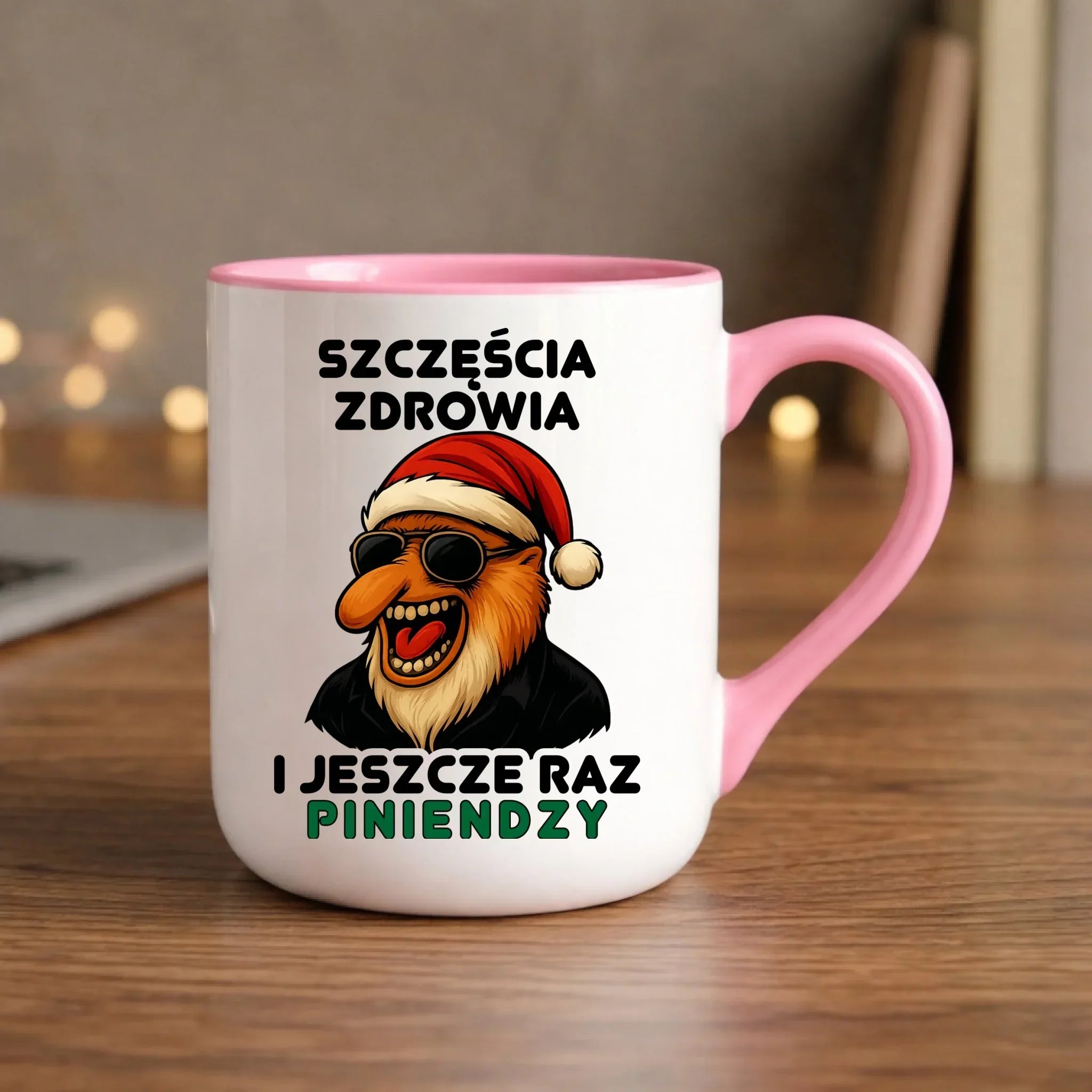 Kubek elegant świąteczny - Janusz Nosacz - I jeszcze raz piniendzy BN111 - StoryCups.pl