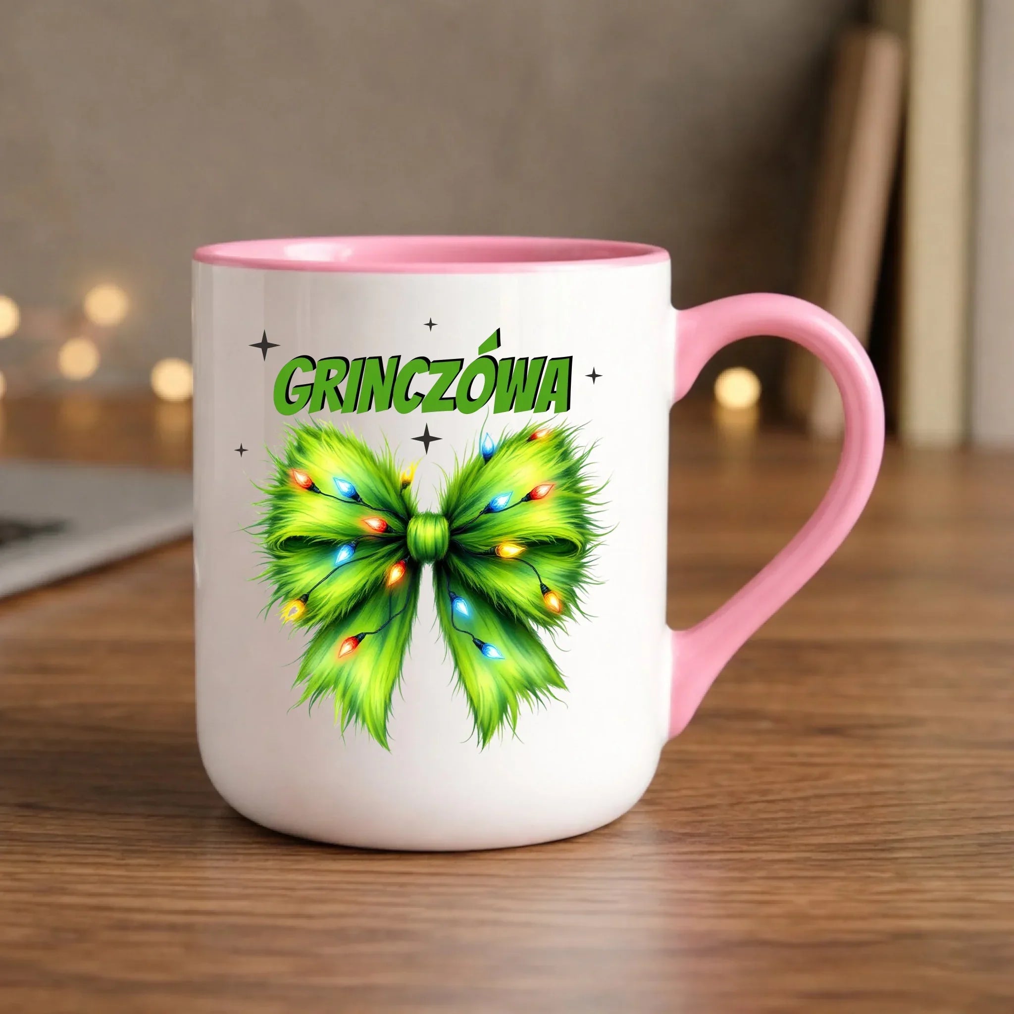 Kubek elegant świąteczny - Grinczówa BN114 - StoryCups.pl