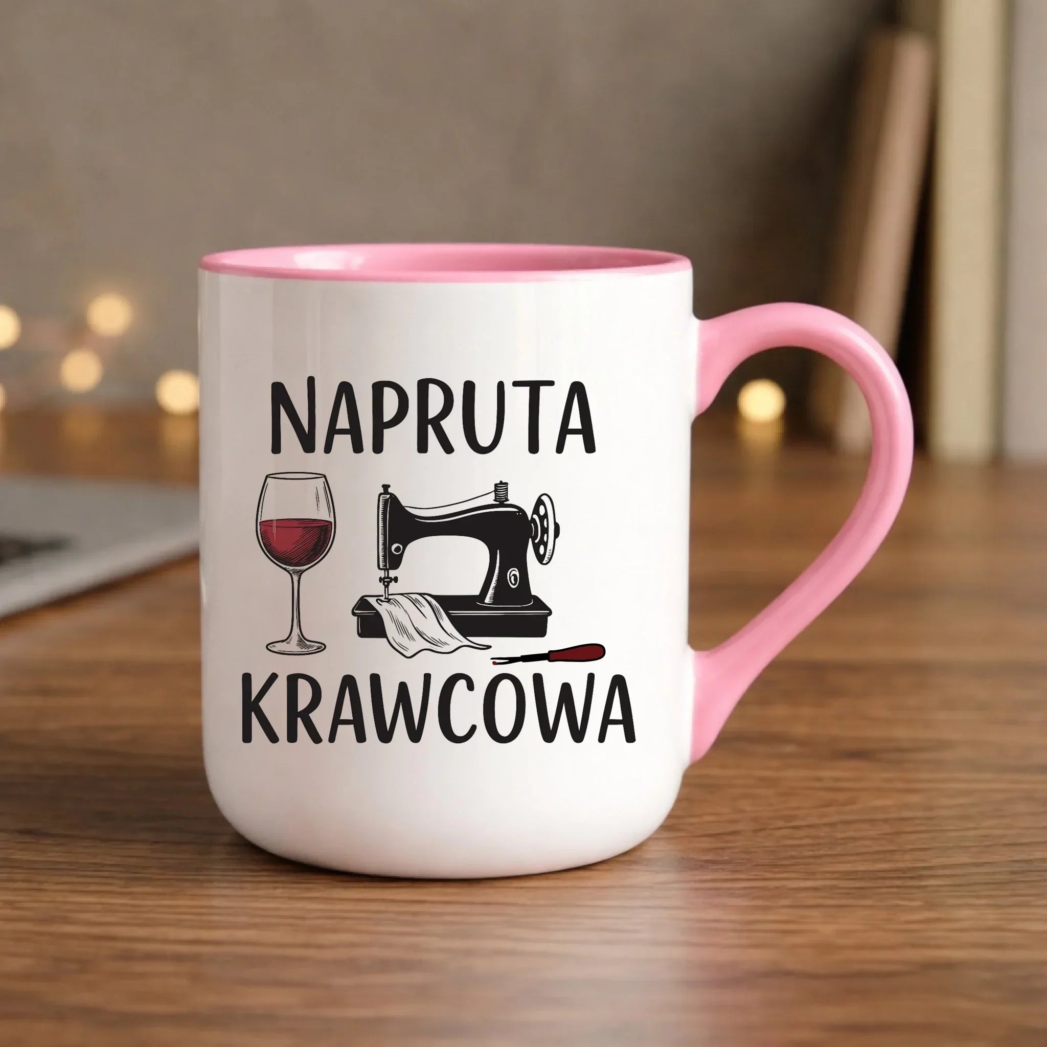 Kubek elegant szyciowy dla krawcowej - Napruta krawcowa HS25 - StoryCups.pl