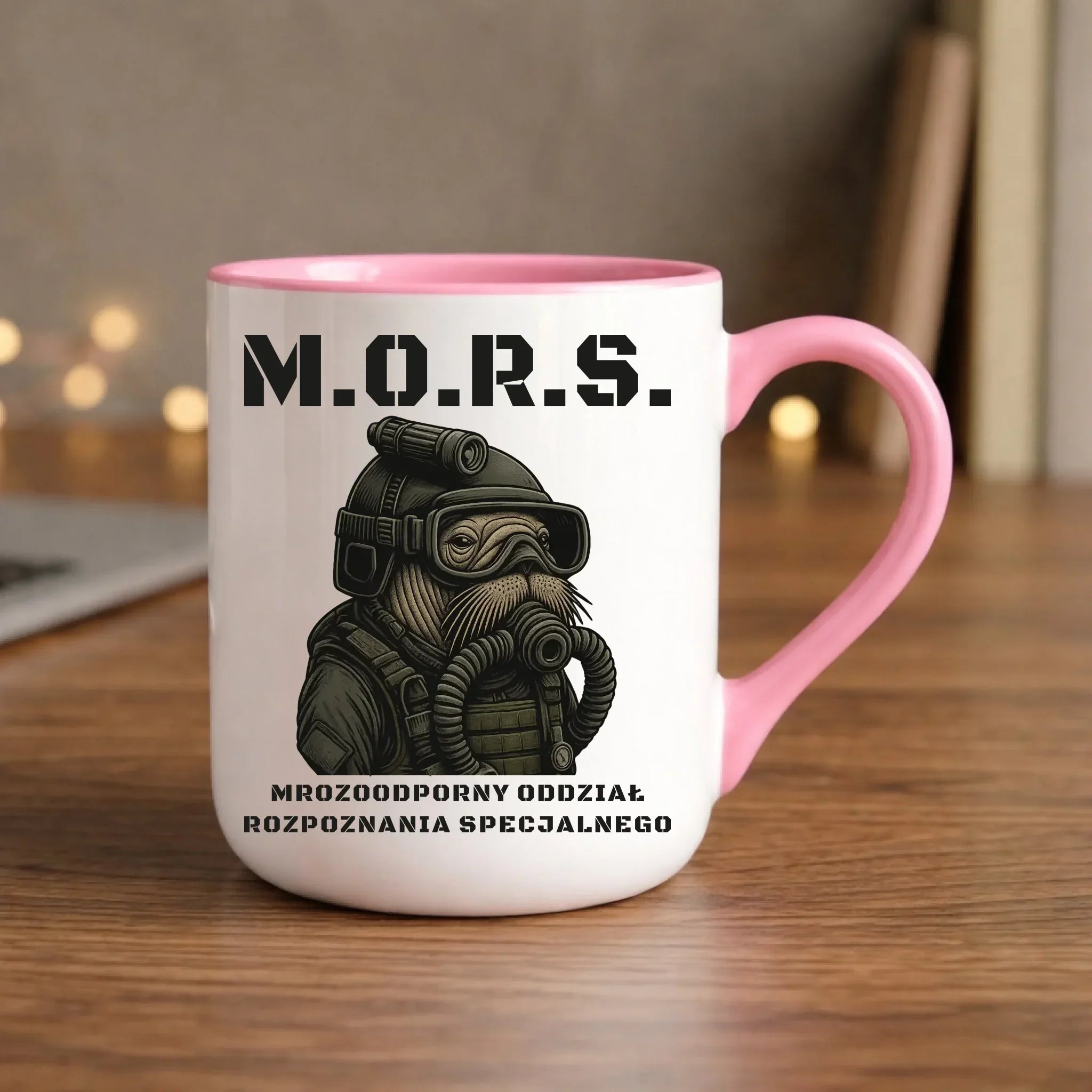 Kubek elegant - prezent dla morsa - M.O.R.S. Mrozoodporny Oddział Rozpoznania Specjalnego HM20 - StoryCups.pl