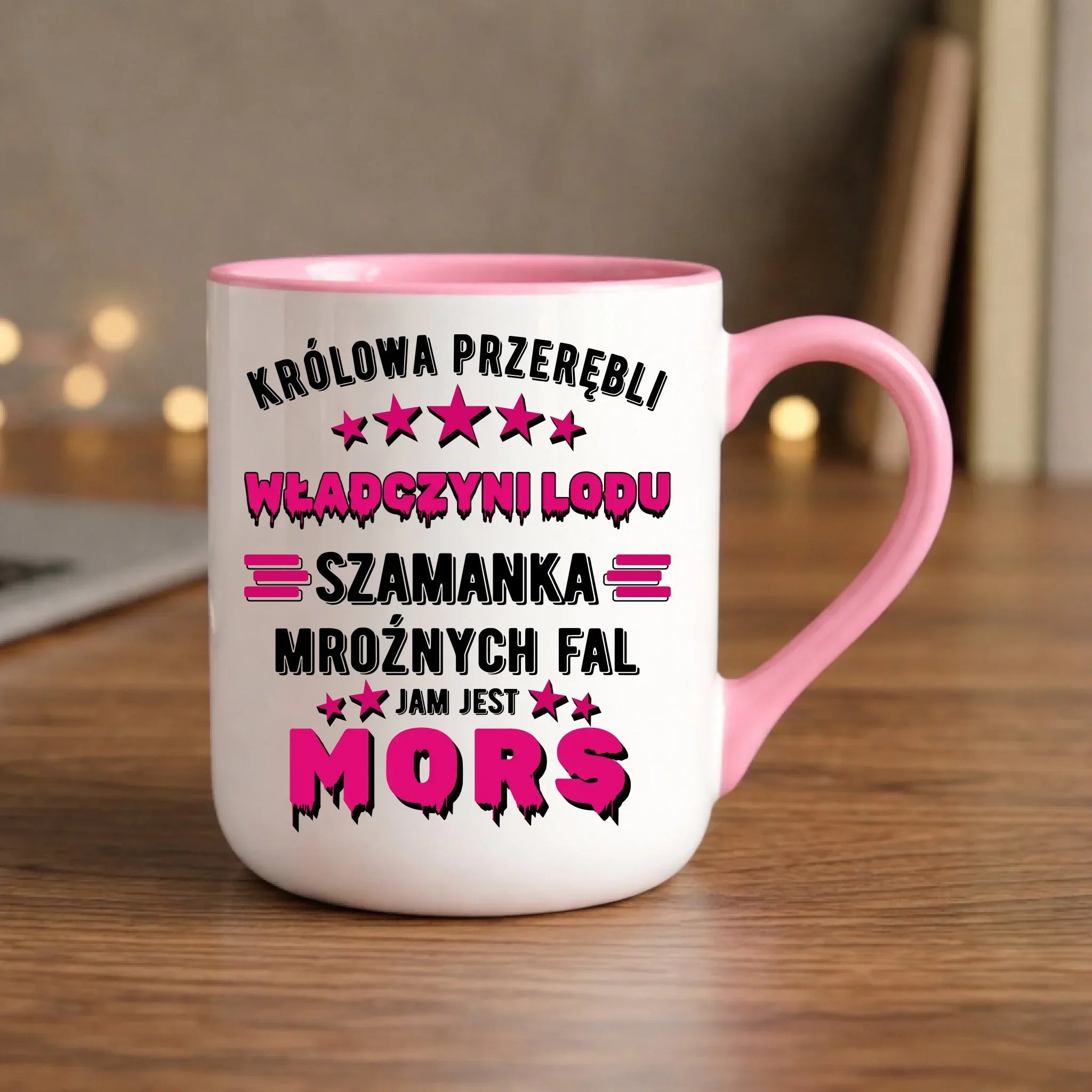Kubek elegant - prezent dla morsa - Królowa przerębli Jam jest mors HM17 - StoryCups.pl