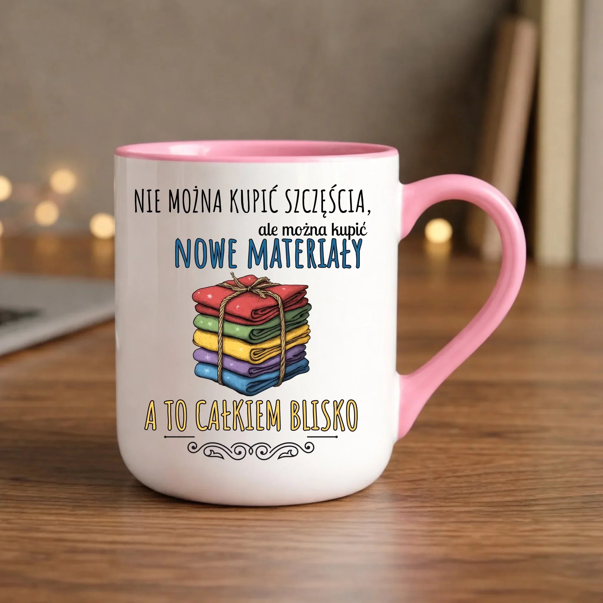 Kubek elegant szyciowy dla krawcowej - Nie można kupić szczęścia HS03 - StoryCups.pl