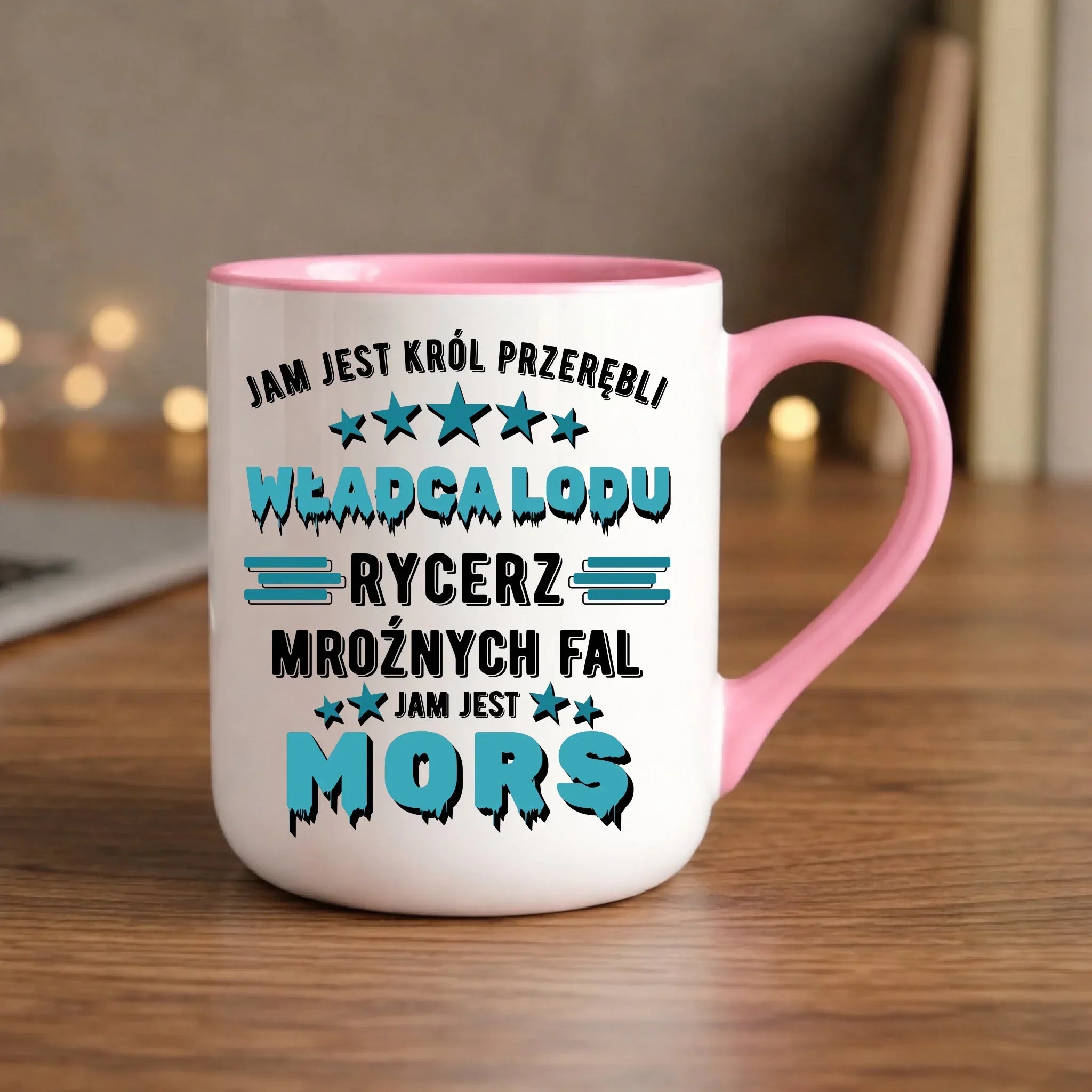 Kubek elegant - prezent dla morsa - Jam jest Król przerębli Jam jest mors HM13 - StoryCups.pl
