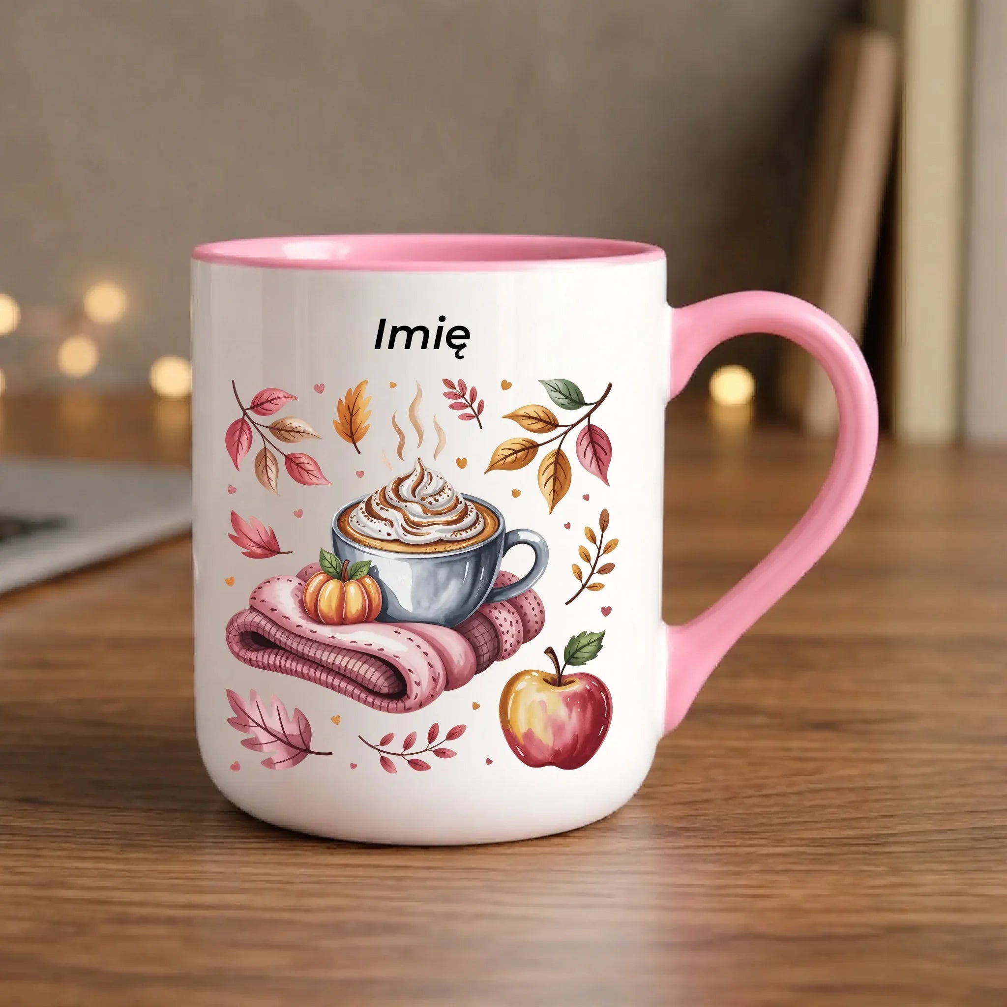 Kubek elegant jesienny - Przytulna jesień - personalizowany JS29 - StoryCups.pl