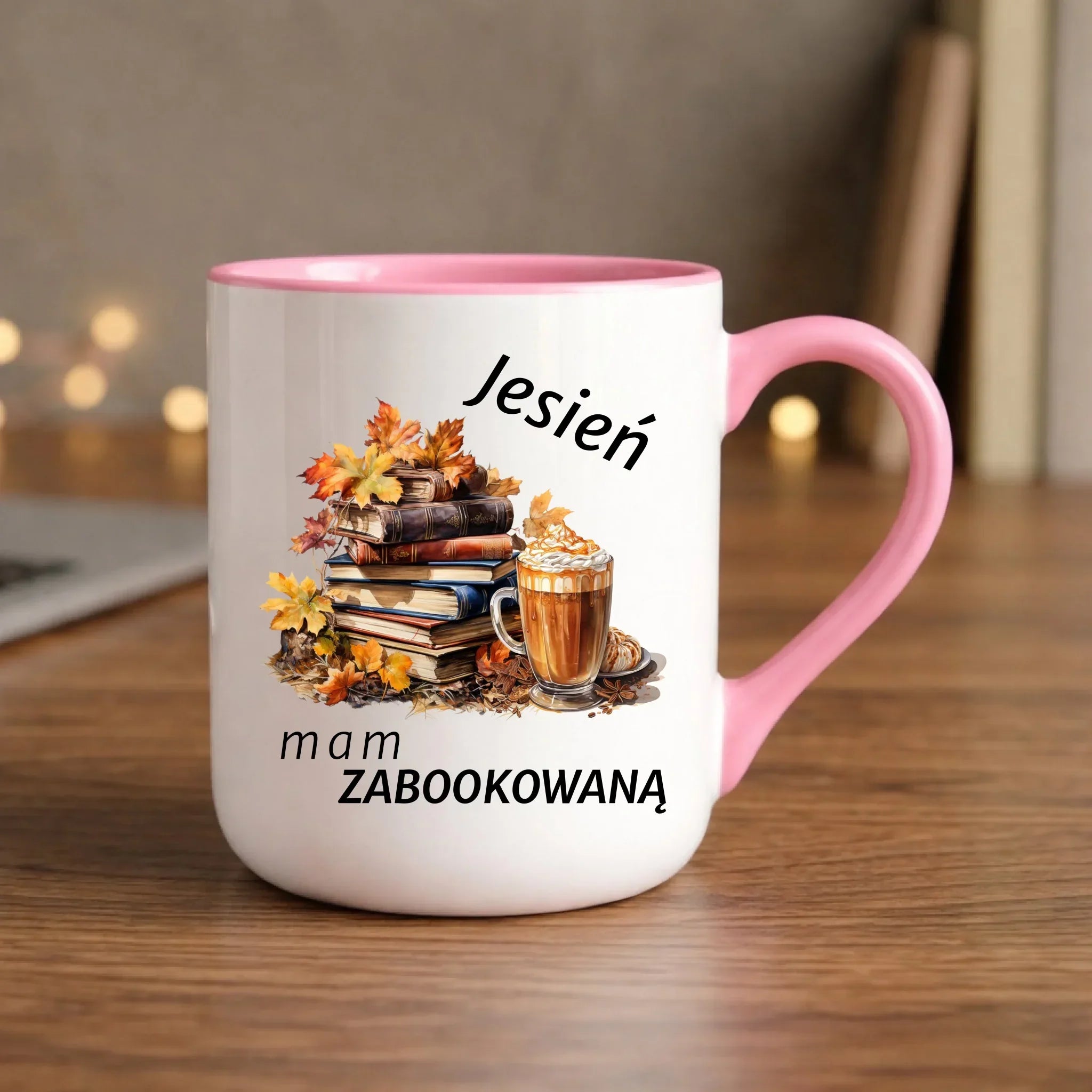 Kubek elegant jesienny - Jesień mam zabookowaną JS28 - StoryCups.pl