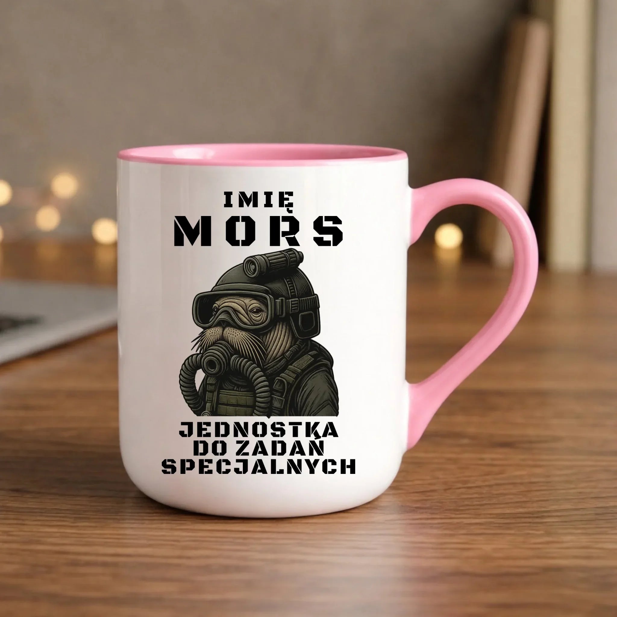 Kubek elegant - prezent dla morsa - Mors do zadań specjalnych - personalizowany HM07 - StoryCups.pl