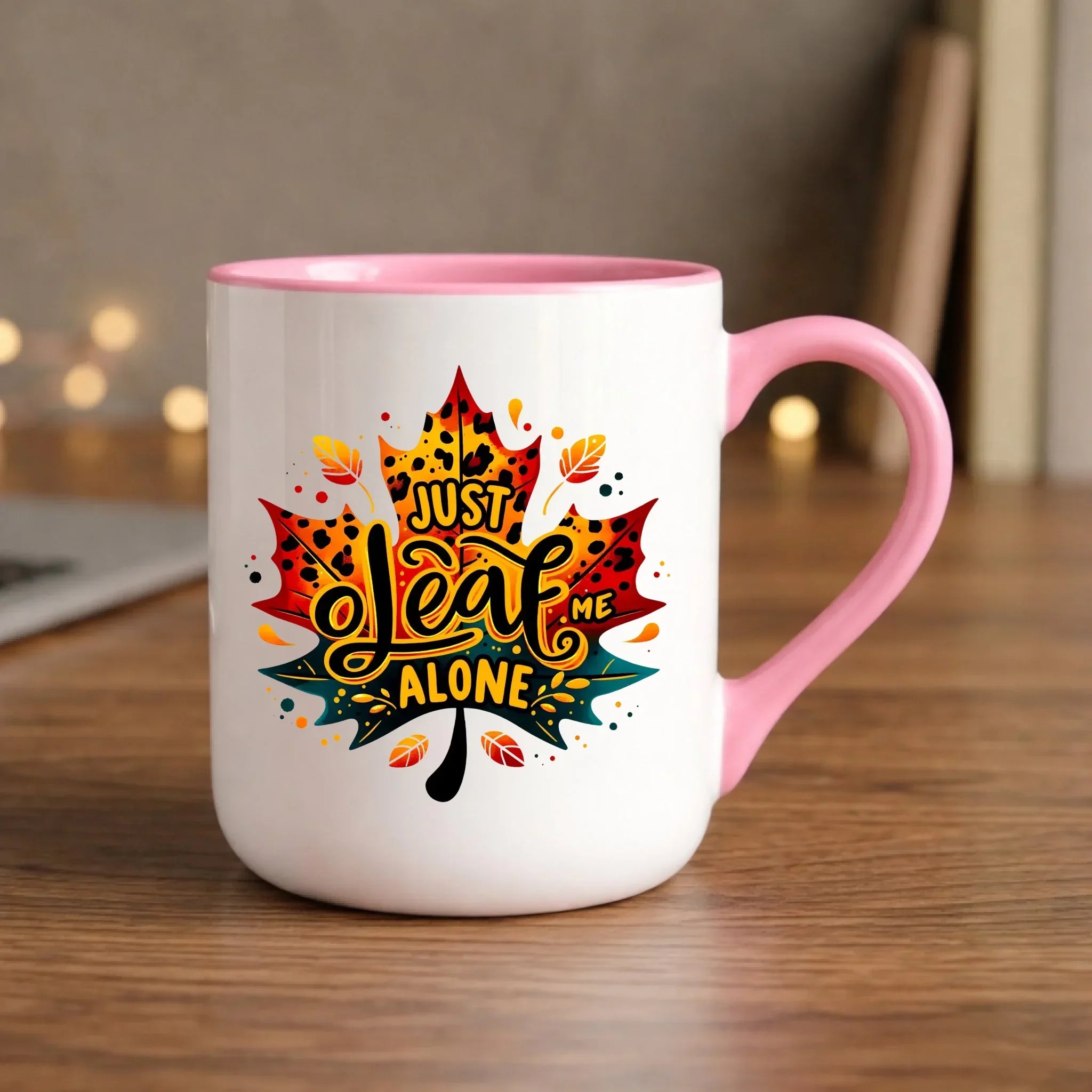 Kubek elegant jesienny - Just leaf me alone JS22 - StoryCups.pl