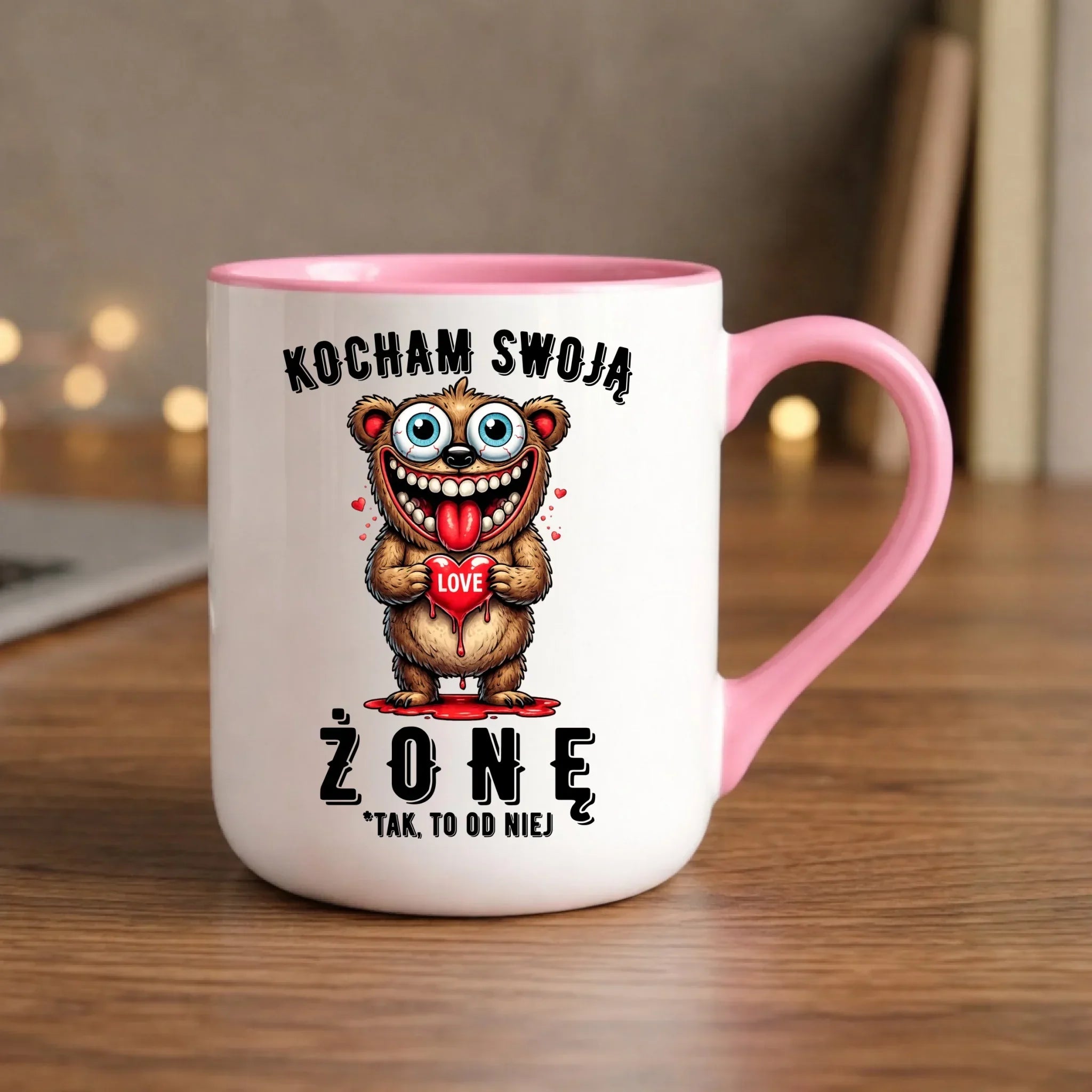 Kubek elegant dla męża - Kocham swoją żonę W23 - StoryCups.pl