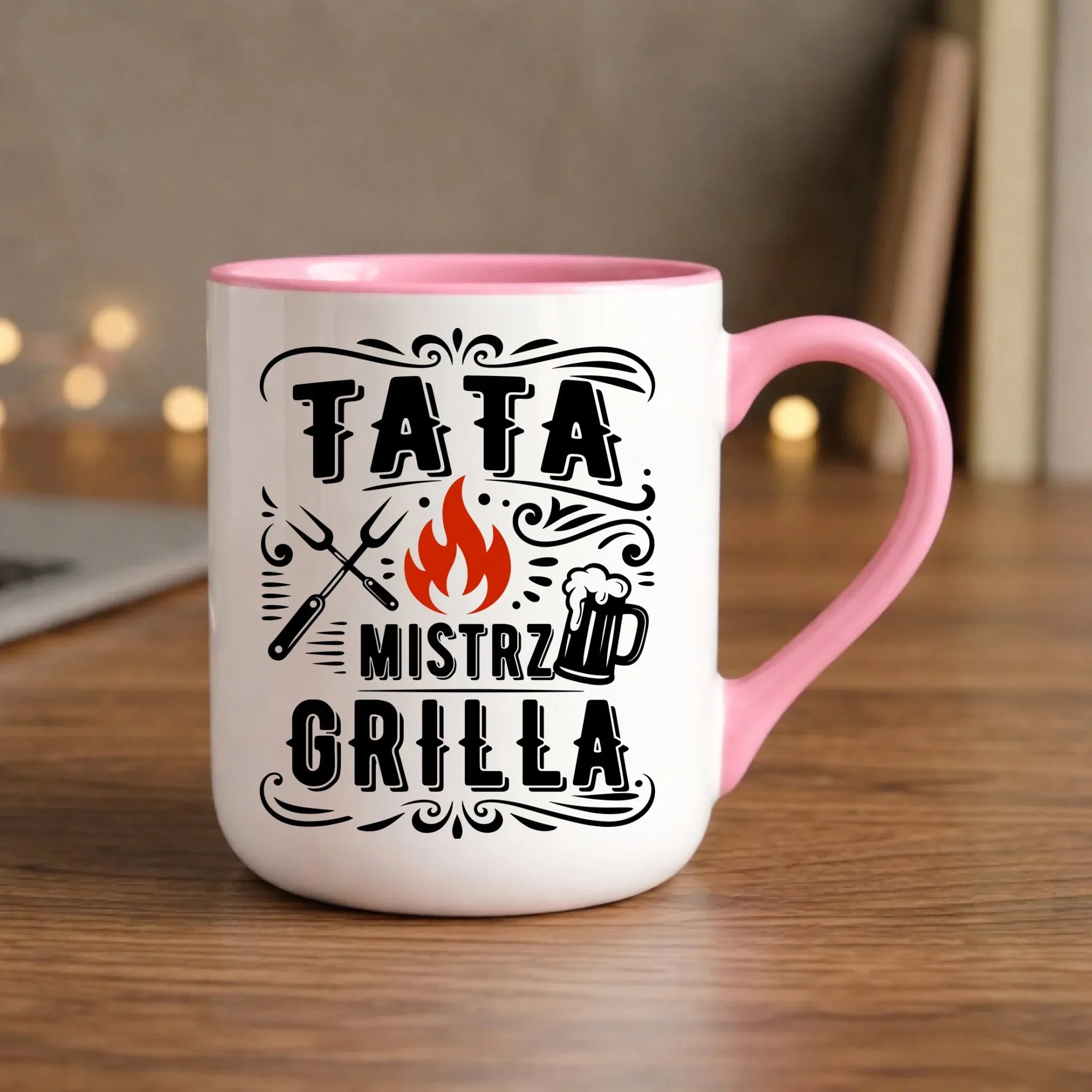 Kubek elegant dla taty - Tata mistrz grilla DT53 - StoryCups.pl