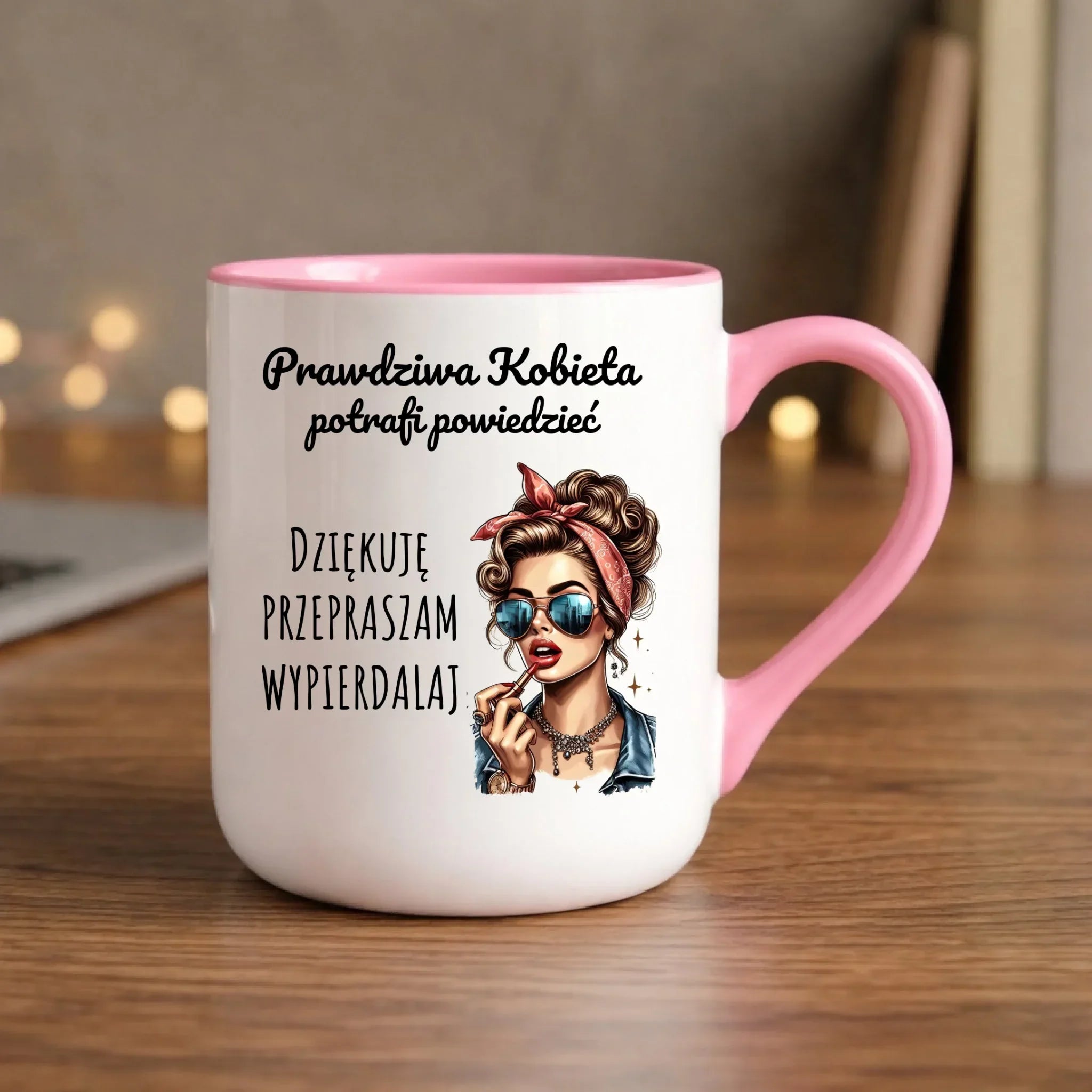 Kubek elegant - Prawdziwa kobieta - bez cenzury DZ15 - StoryCups.pl