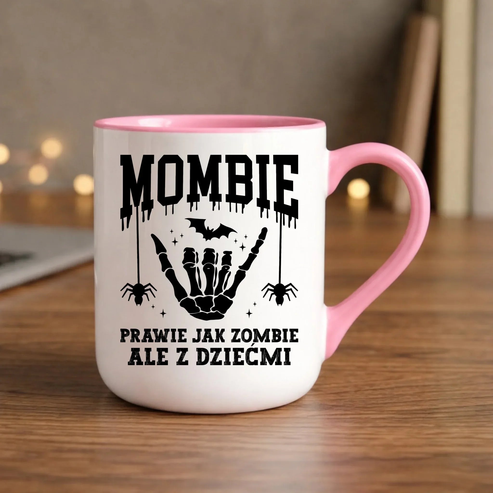 Kubek elegant dla mamy - Mombie - zombie z dziećmi HL18 - StoryCups.pl