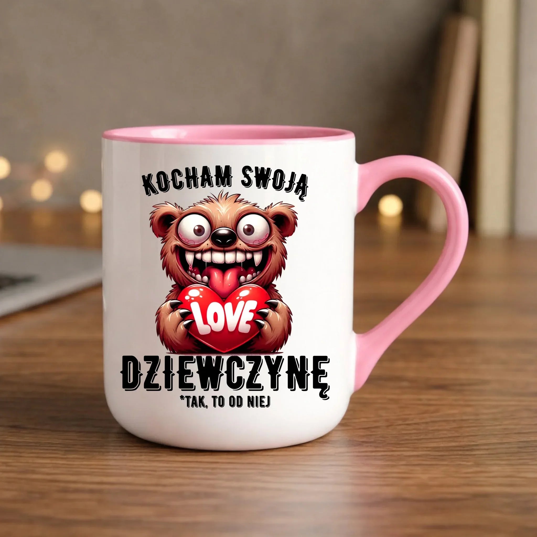 Kubek elegant dla chłopaka - Kocham swoją dziewczynę W30 - StoryCups.pl