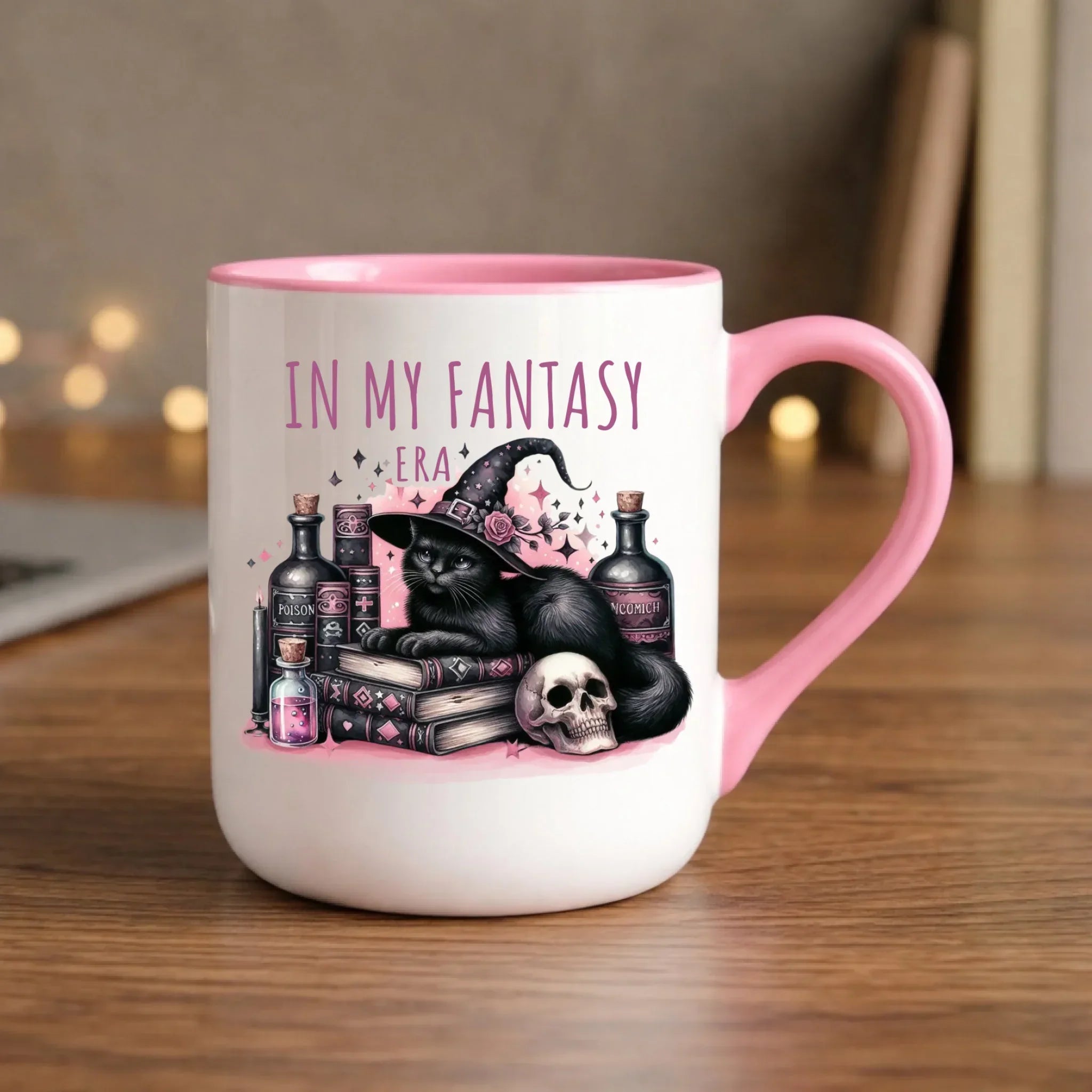 Kubek elegant na Halloween - In my fantasy era HL04 - StoryCups.pl