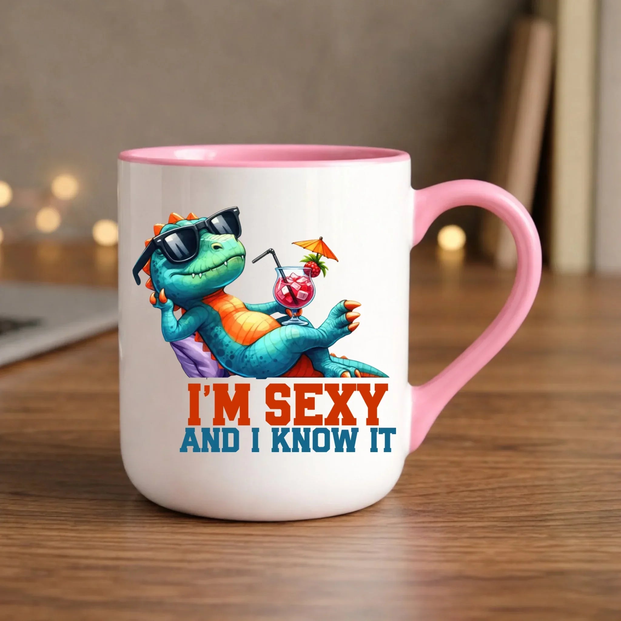 Kubek elegant - prezent dla chłopaka - I'm sexy - śmieszny nadruk DCH28 - StoryCups.pl