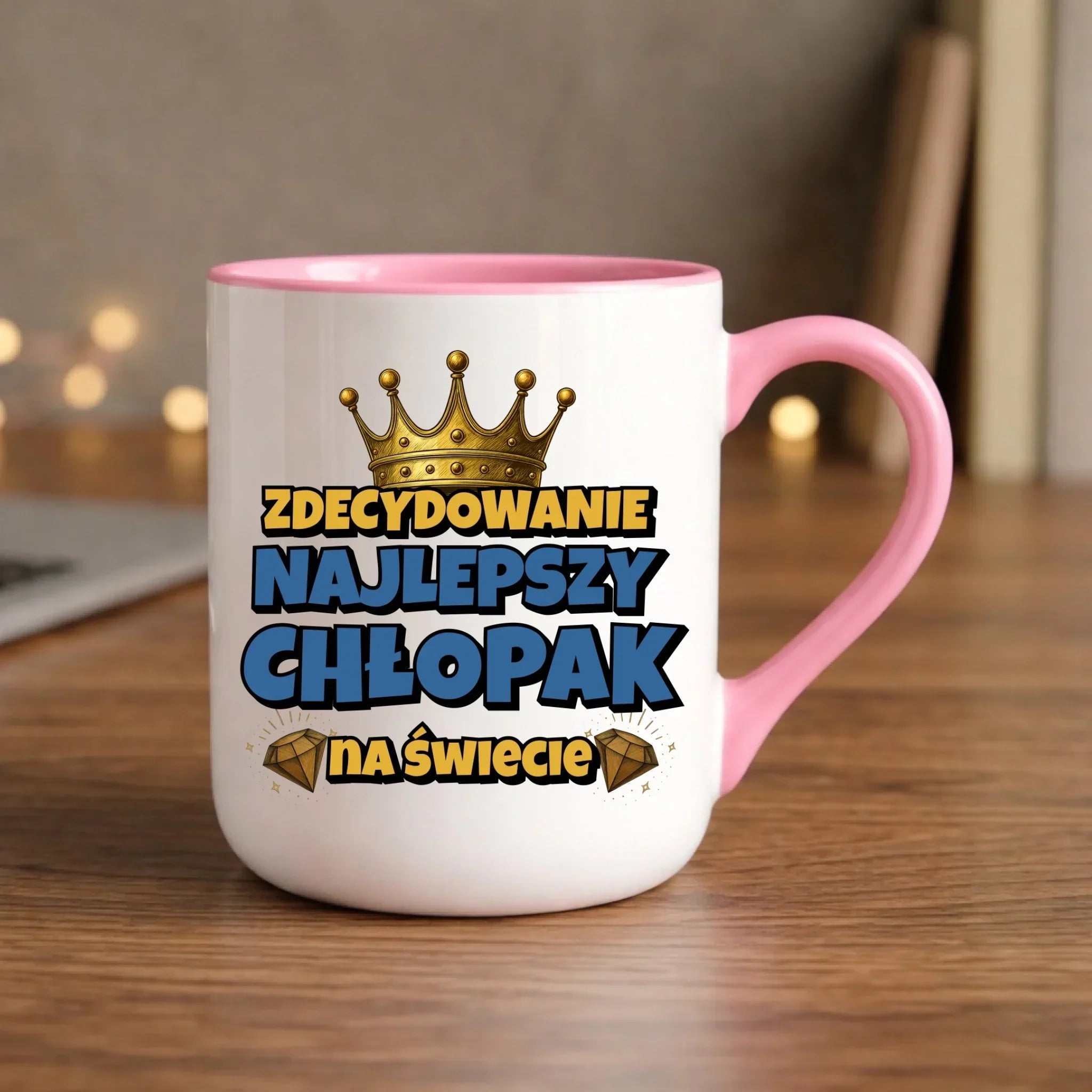 Kubek elegant - Prezent na Dzień Chłopaka - Najlepszy chłopak DCH21 - StoryCups.pl
